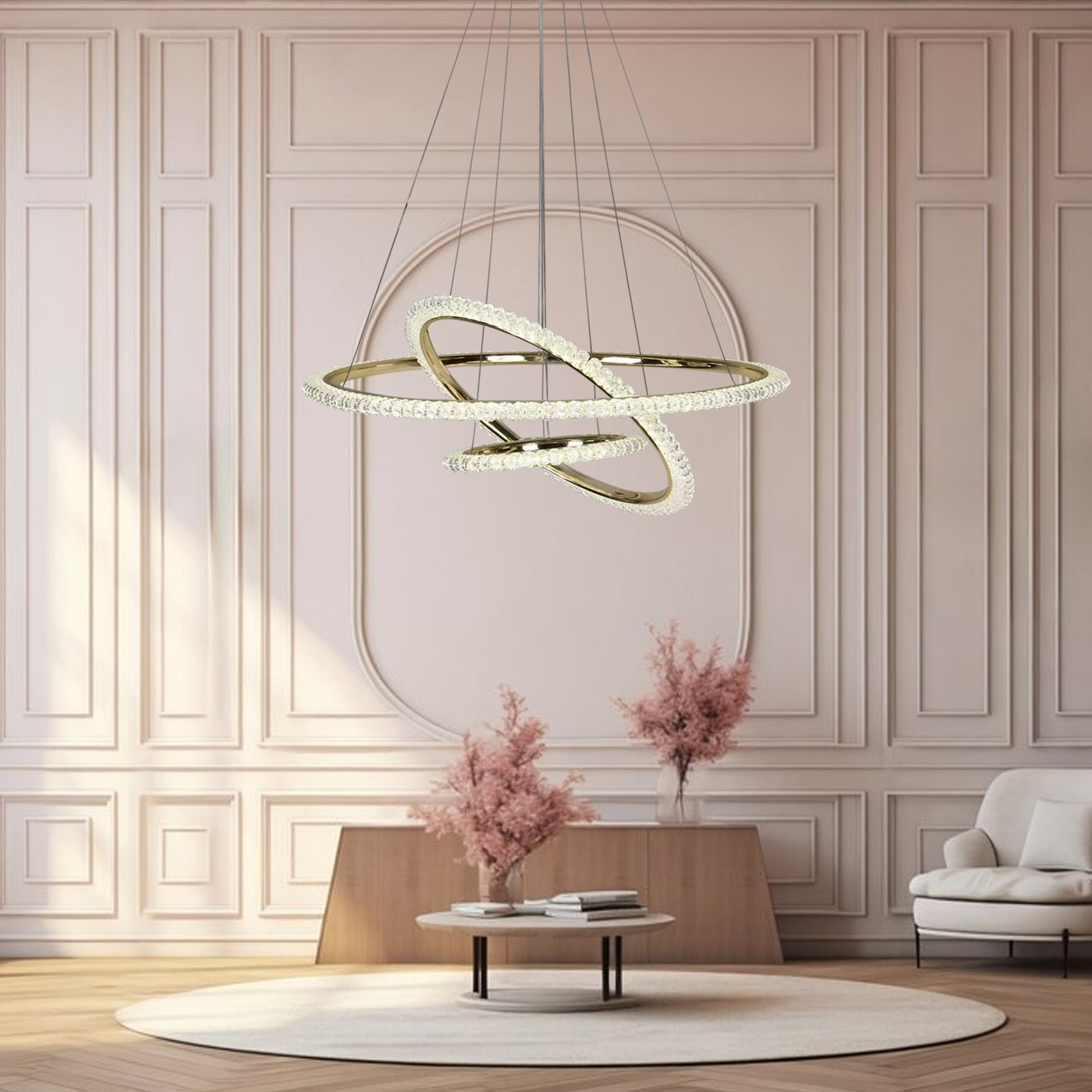 Lampa Led G036-cp Gold  2