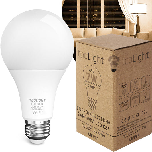 Bec cu LED RSL021 E27 7W Warm  1