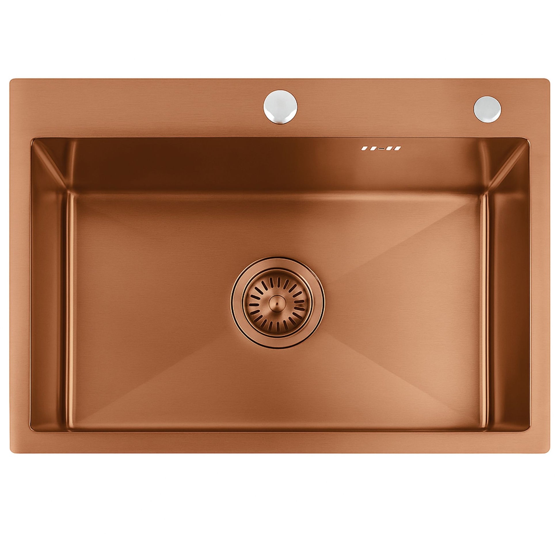 Chiuvetă Inox Liam Brush Copper fără robinet de bucătărie 6