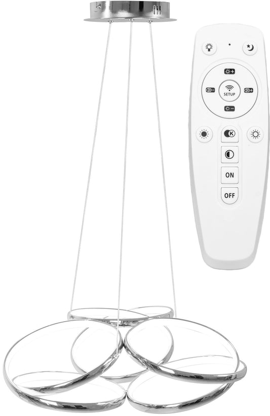 Lampa LED APP795-CP Flat Chrom 1