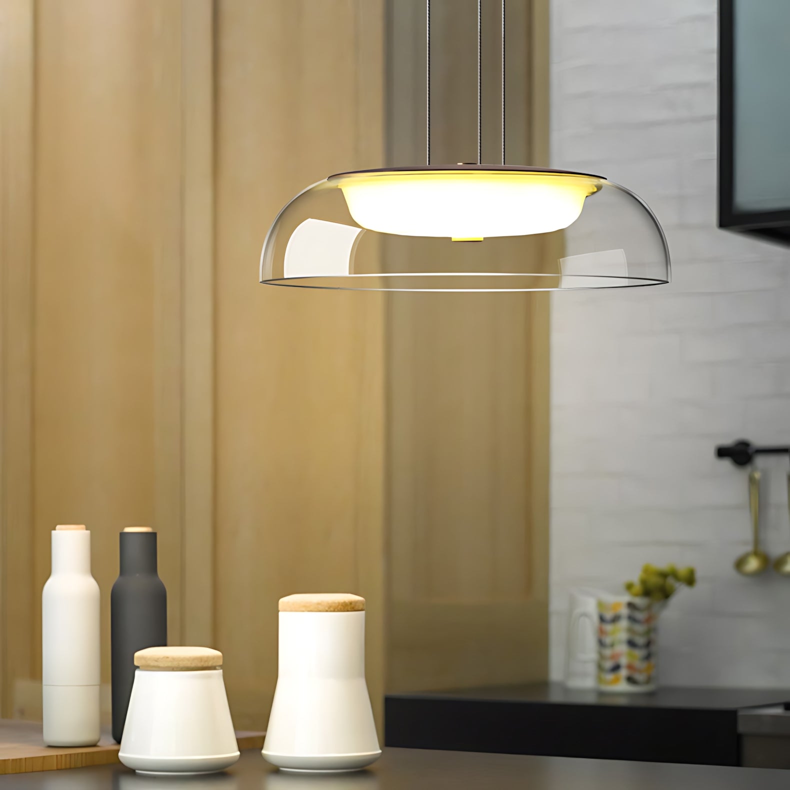 Lampă Suspendată Led APP1691-1PC Gold  2