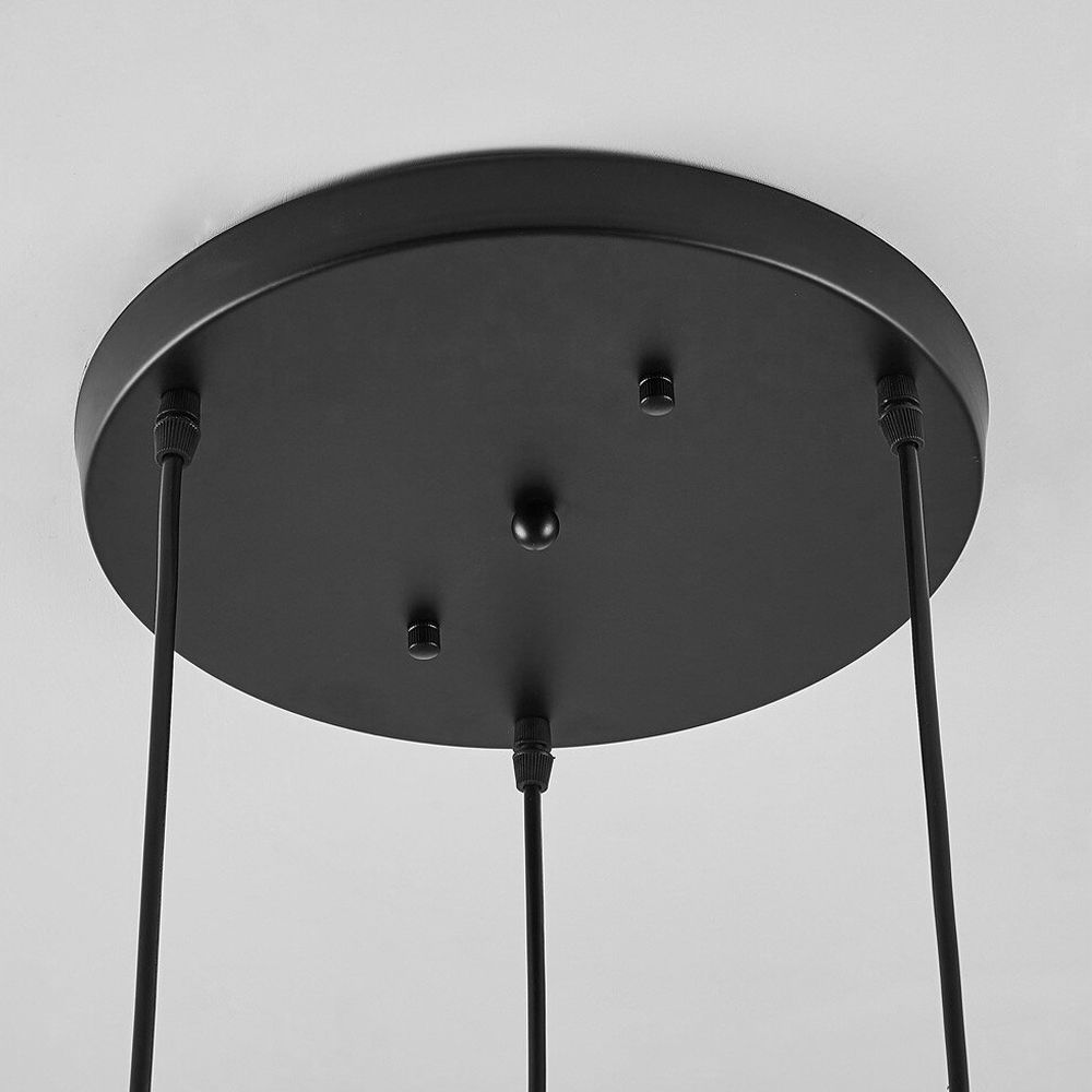 Lampă de tavan din imitatie cristal negru APP513-3CPR  4
