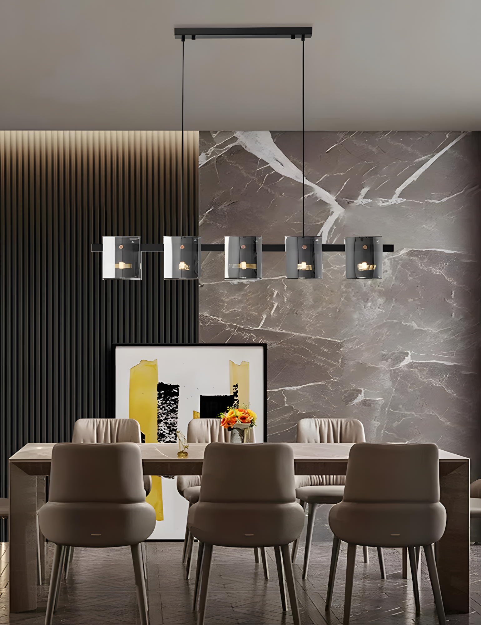 Lampă De Tavan APP1706-5CP Grey G9  6