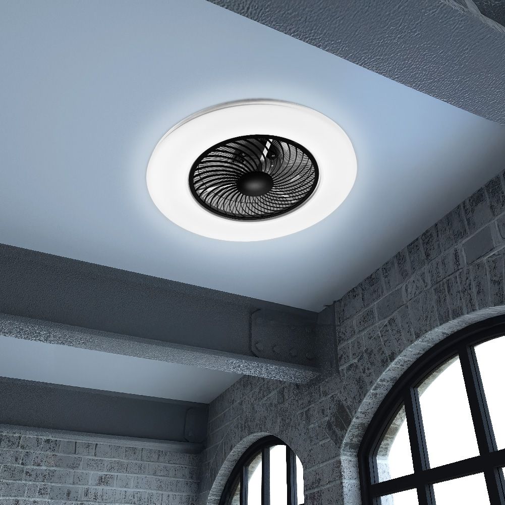 Lustra cu ventilator APP1552-C BLACK  6