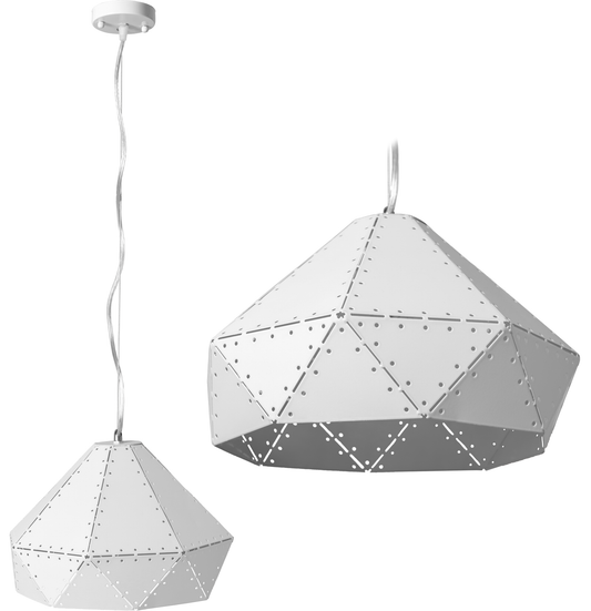 Lampa De Tavan Suspendabila Metal Alb APP237-1CP  1