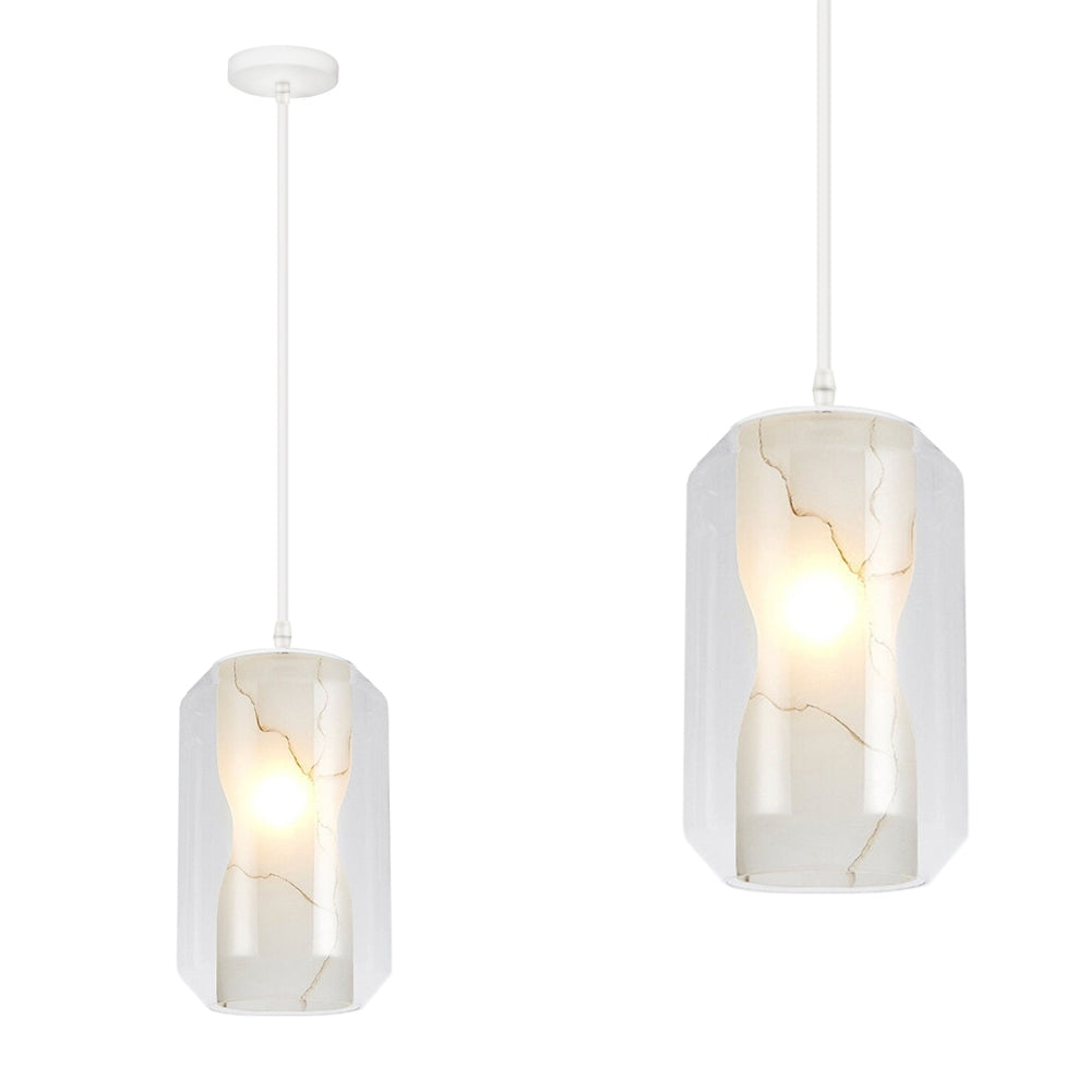 Lampă Modernă Aurie Neagra White Marble APP909-1CP  1
