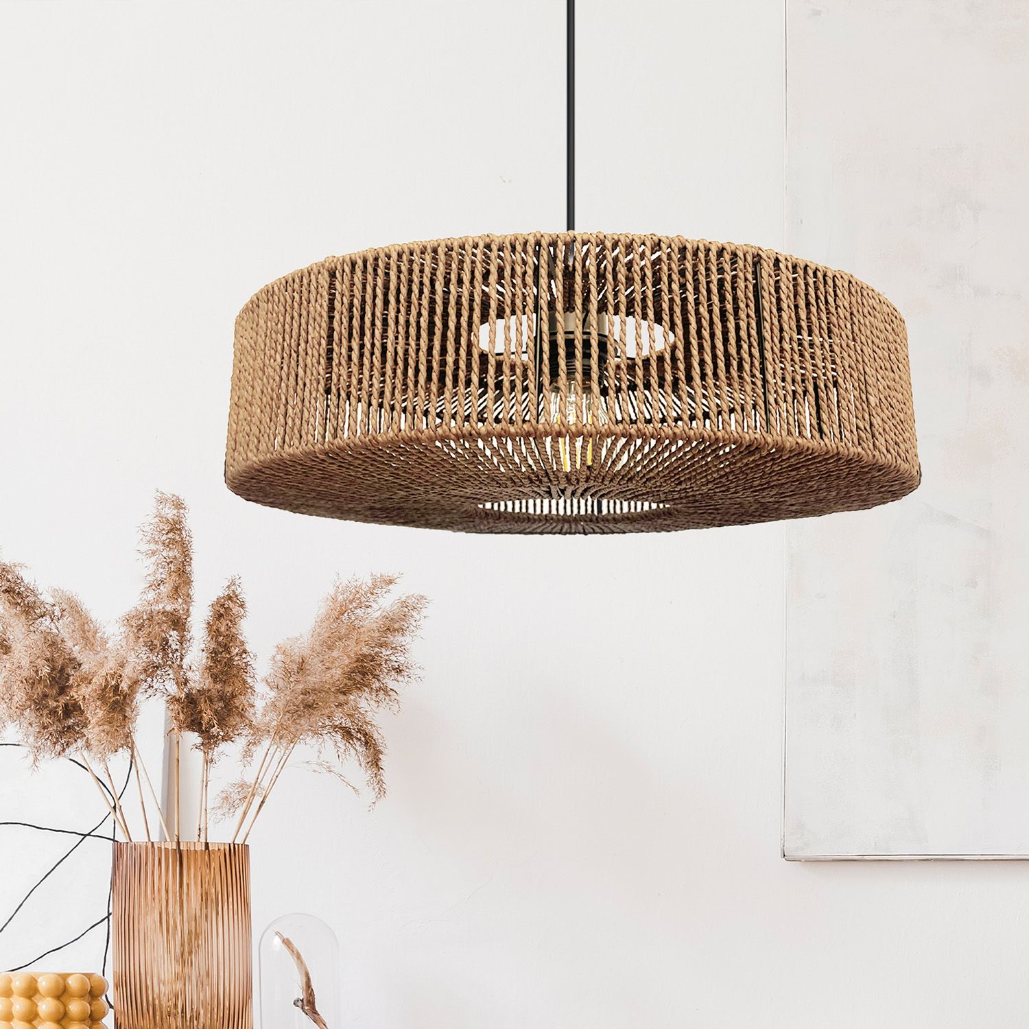 Lampă de tavan APP1294-1PC Beige  2