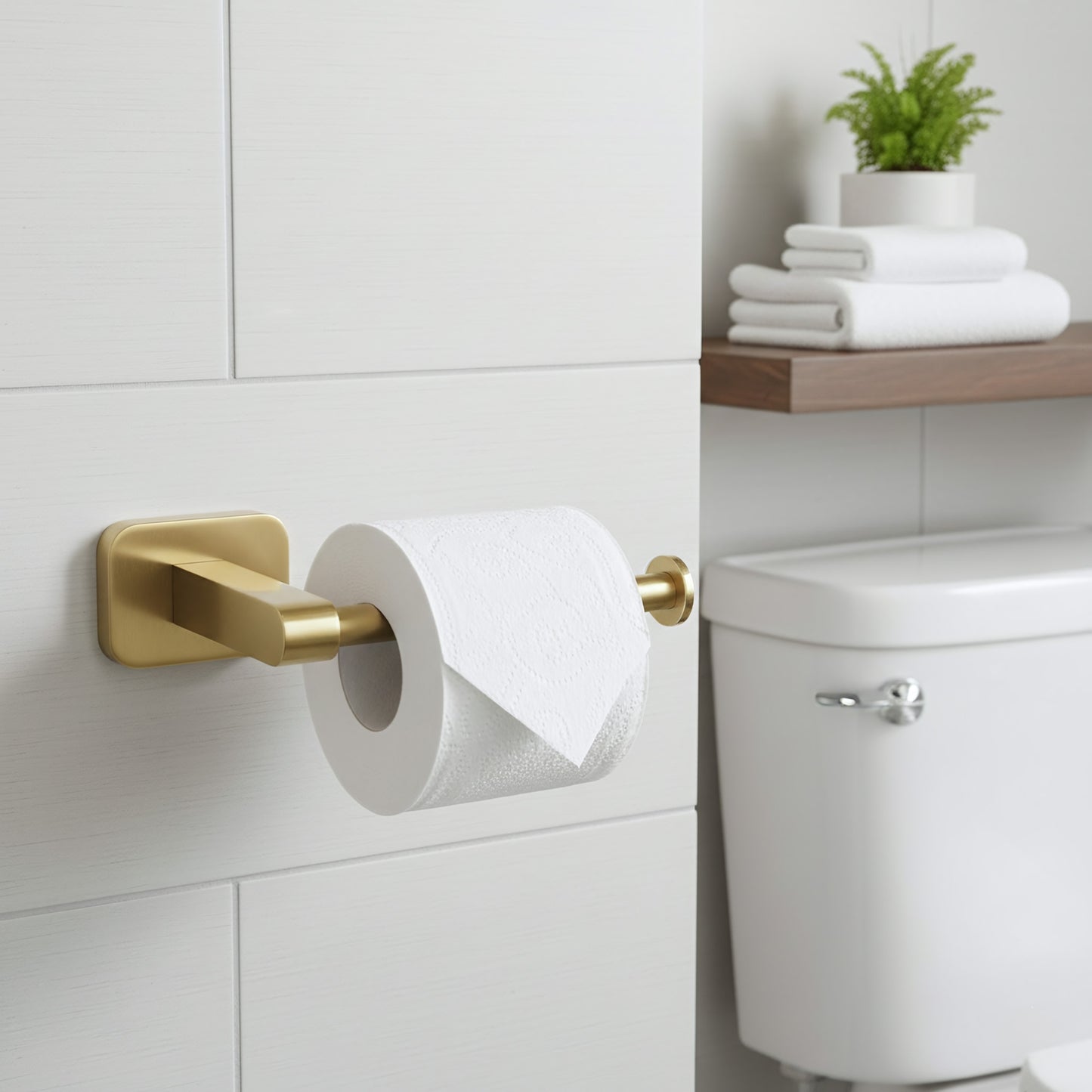 Suport Hârtie Igienică 5909 Nico Brush Gold  5