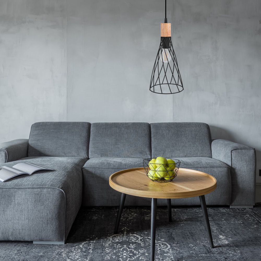 Lampă de tavan APP1268-1CP Black  5