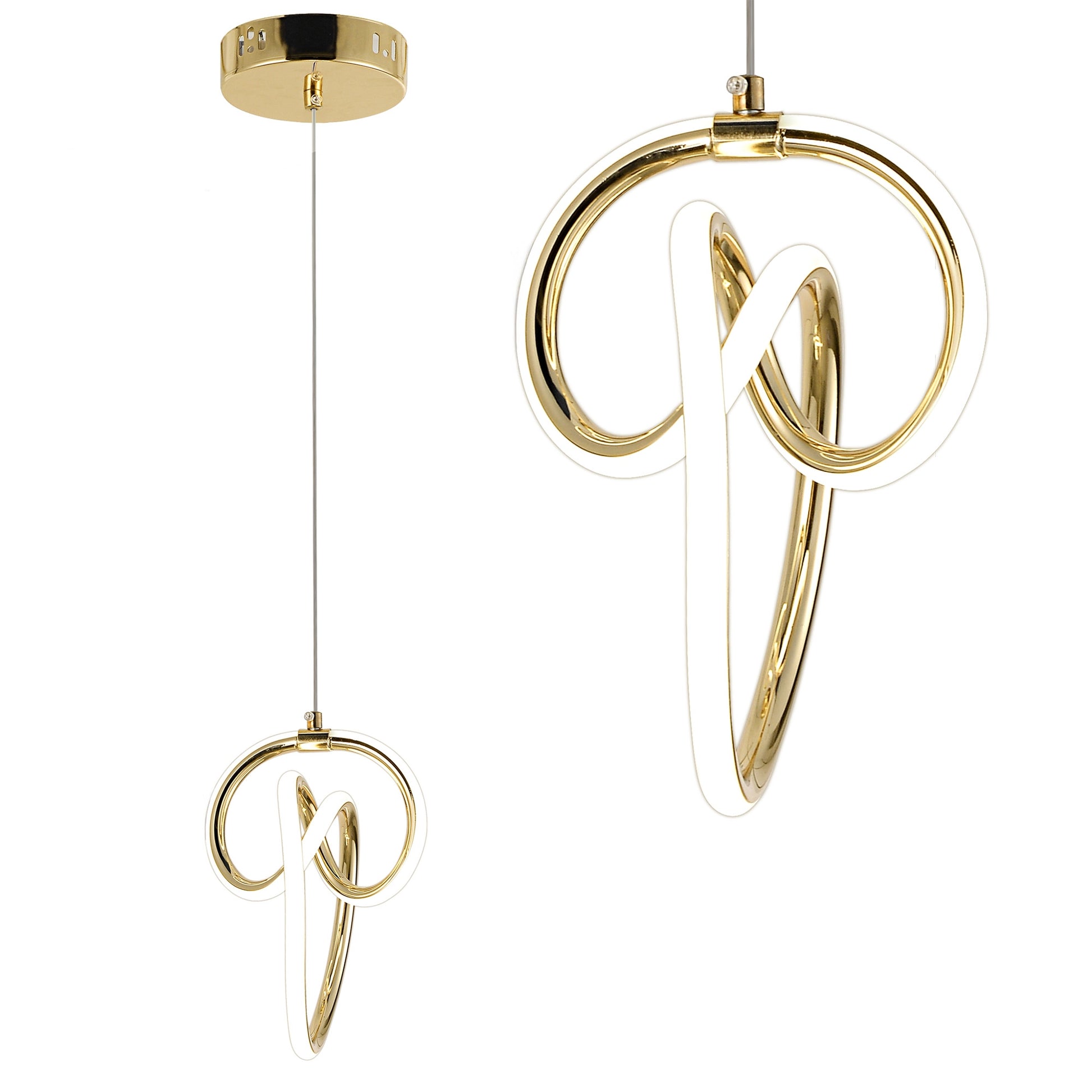 Lampă Suspendată Led Lhj092-1cp Gold  1