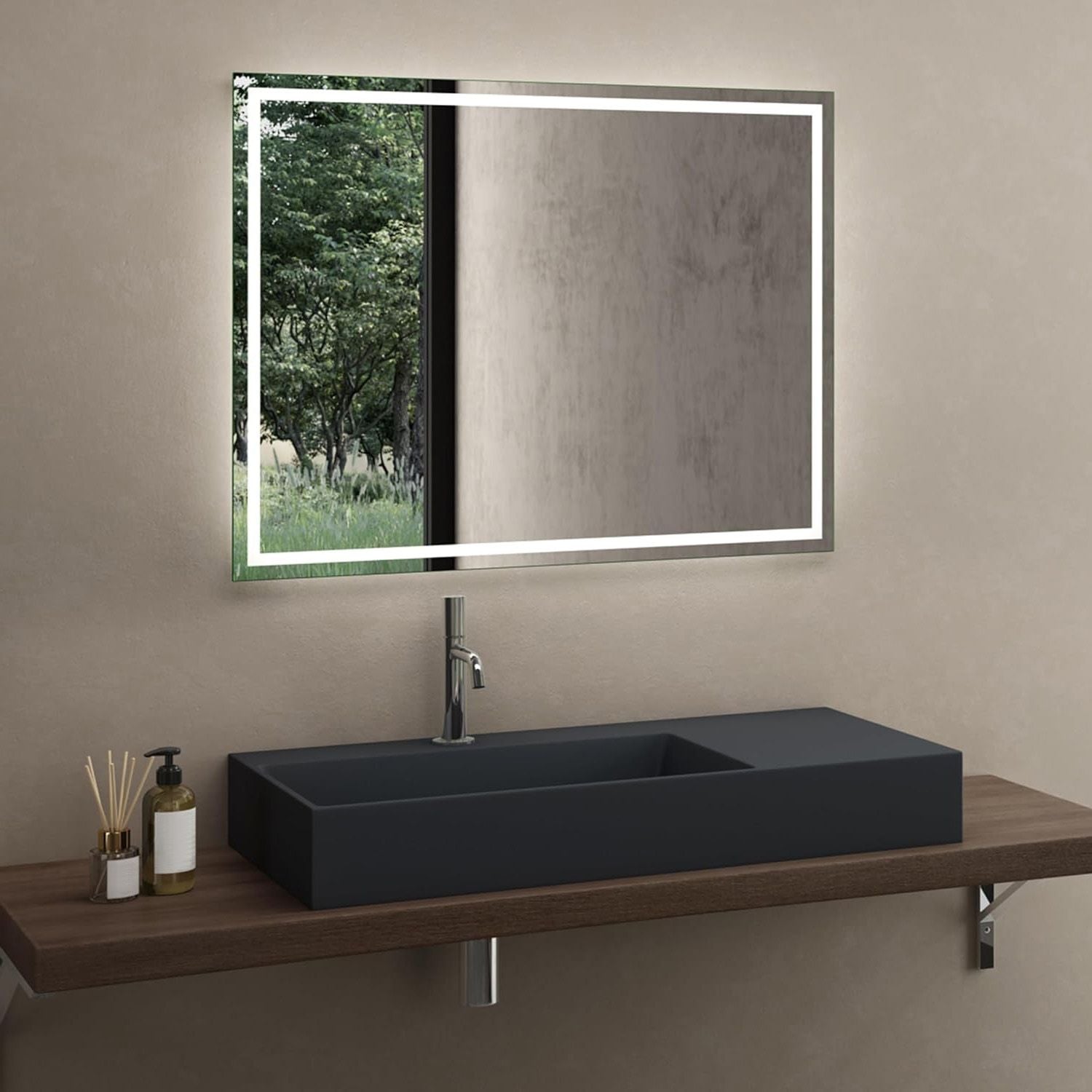 Lavoar pentru blat Archi 75 CM Grey MATT 1