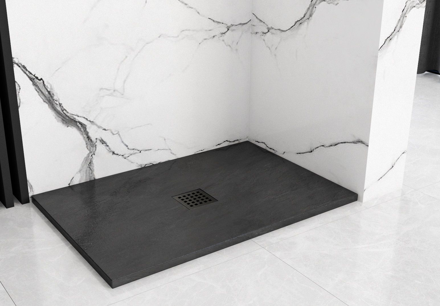 Cadita de dus Black Rock 90x120  3
