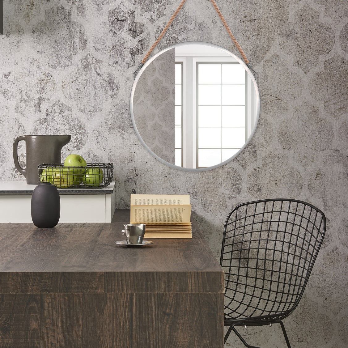 Oglindă Rotundă 40cm Silver Klmh-0410s-1  5