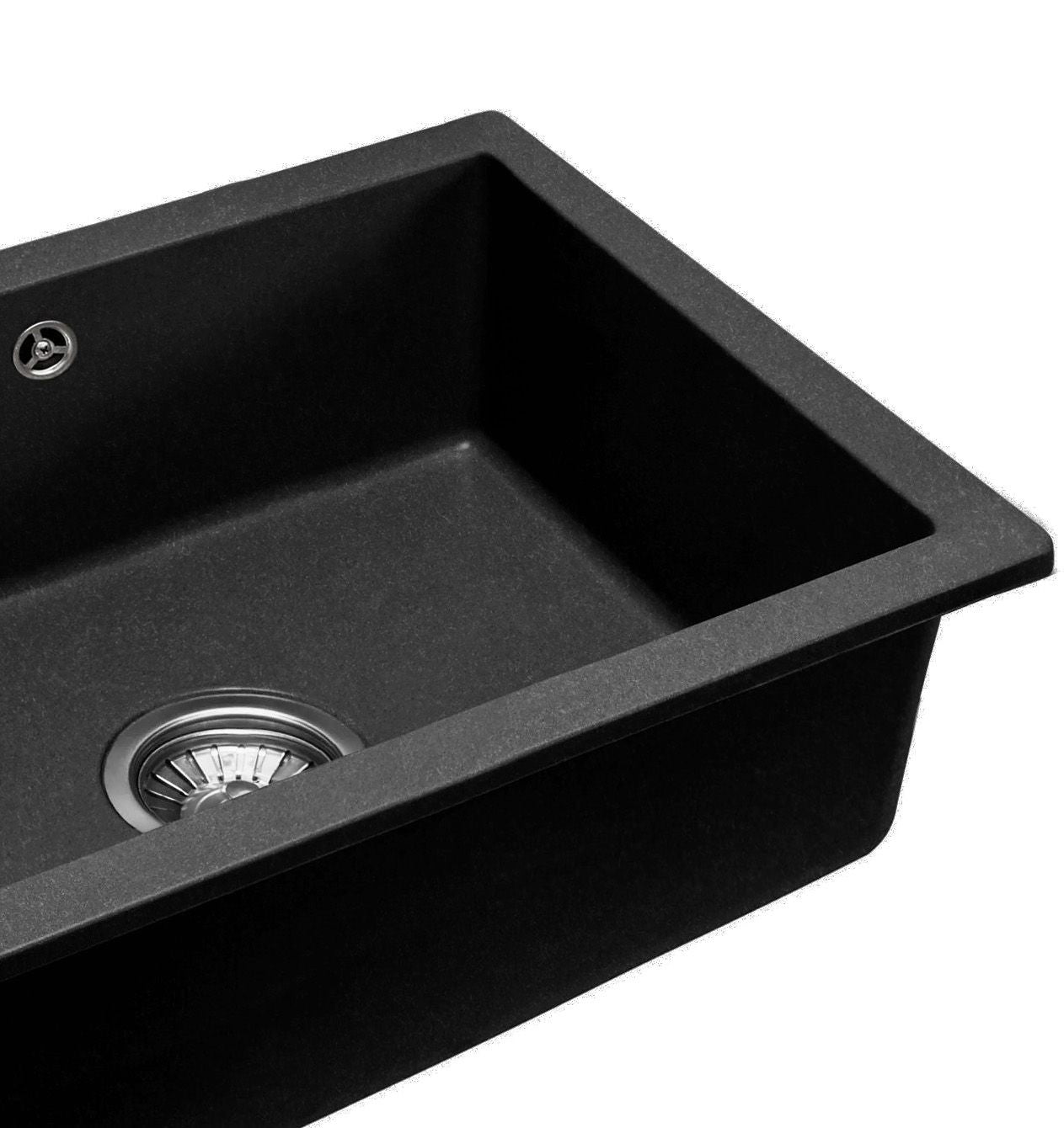 Chiuveta bucatarie Granit Nels black  3