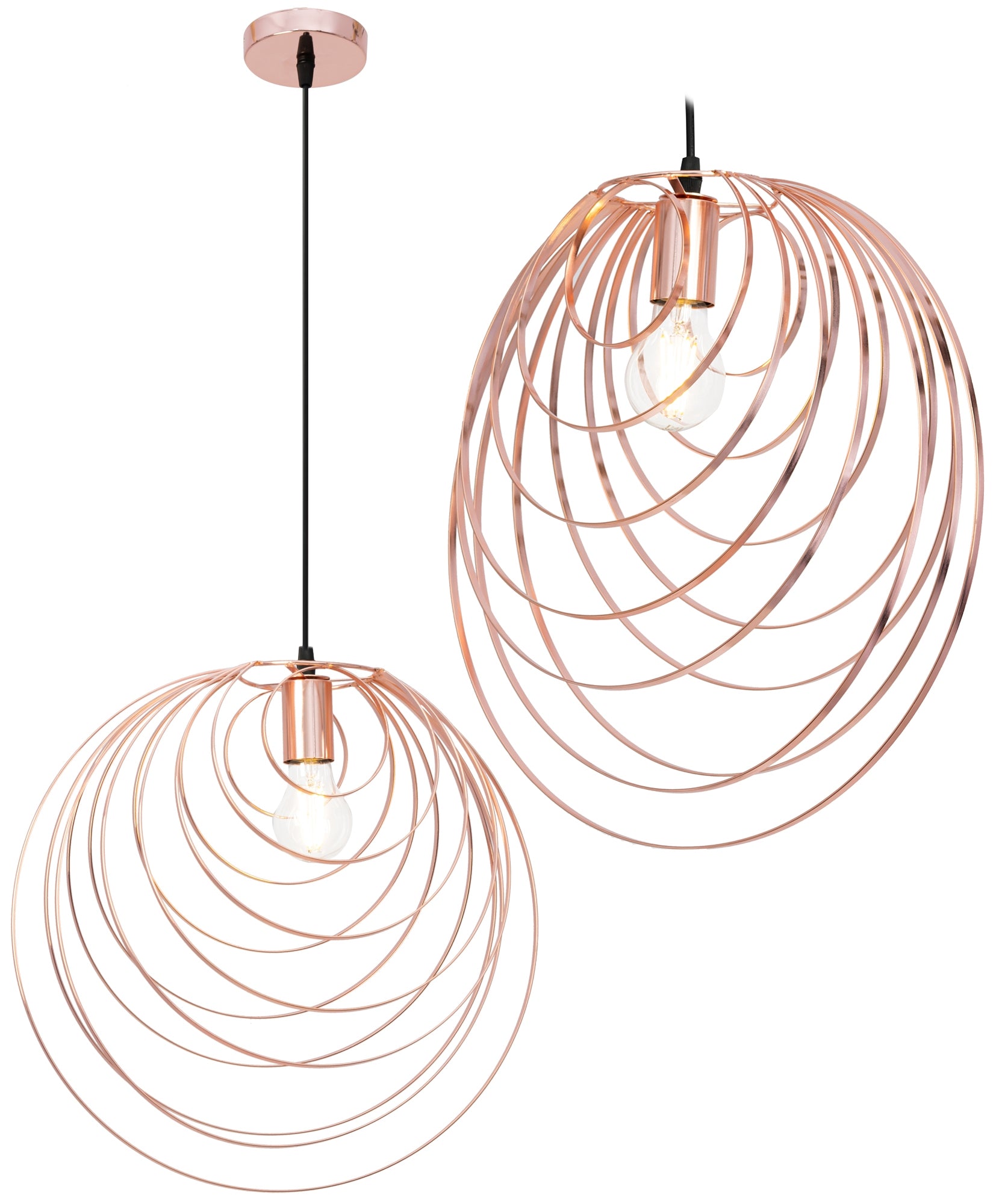 Lampa Geometrica Rose Gold APP427-1CP  1