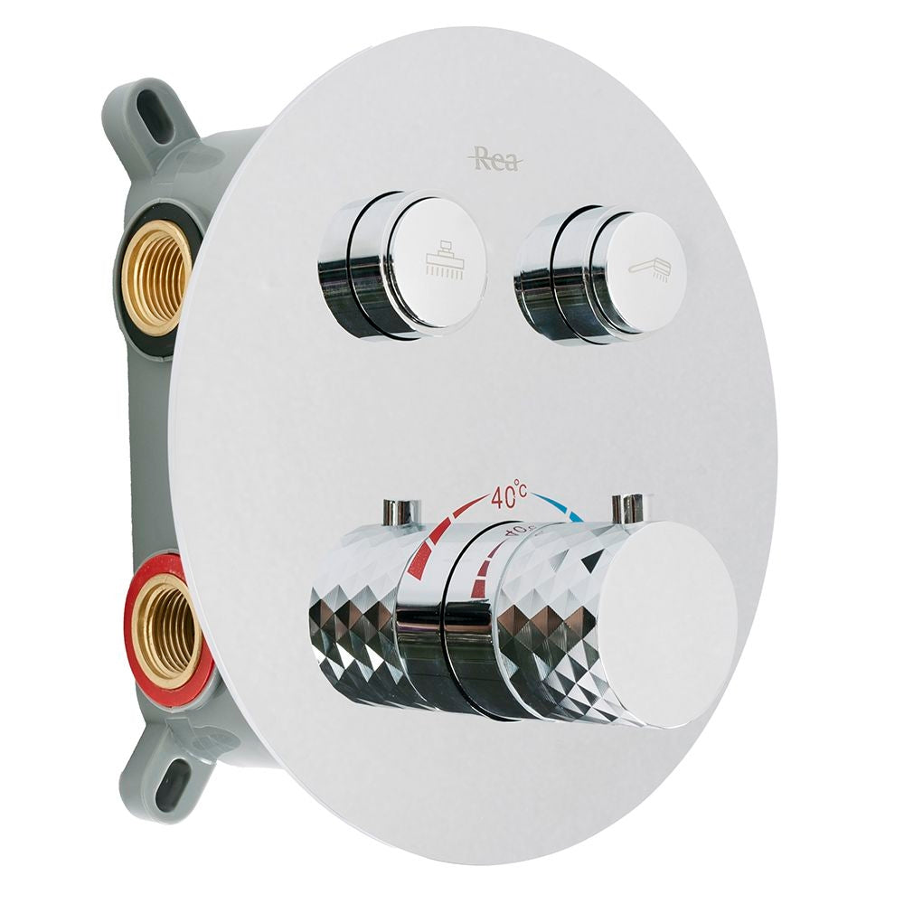 Set De Dus Incastrat Rea Lungo Diamond Chrom + Box  4