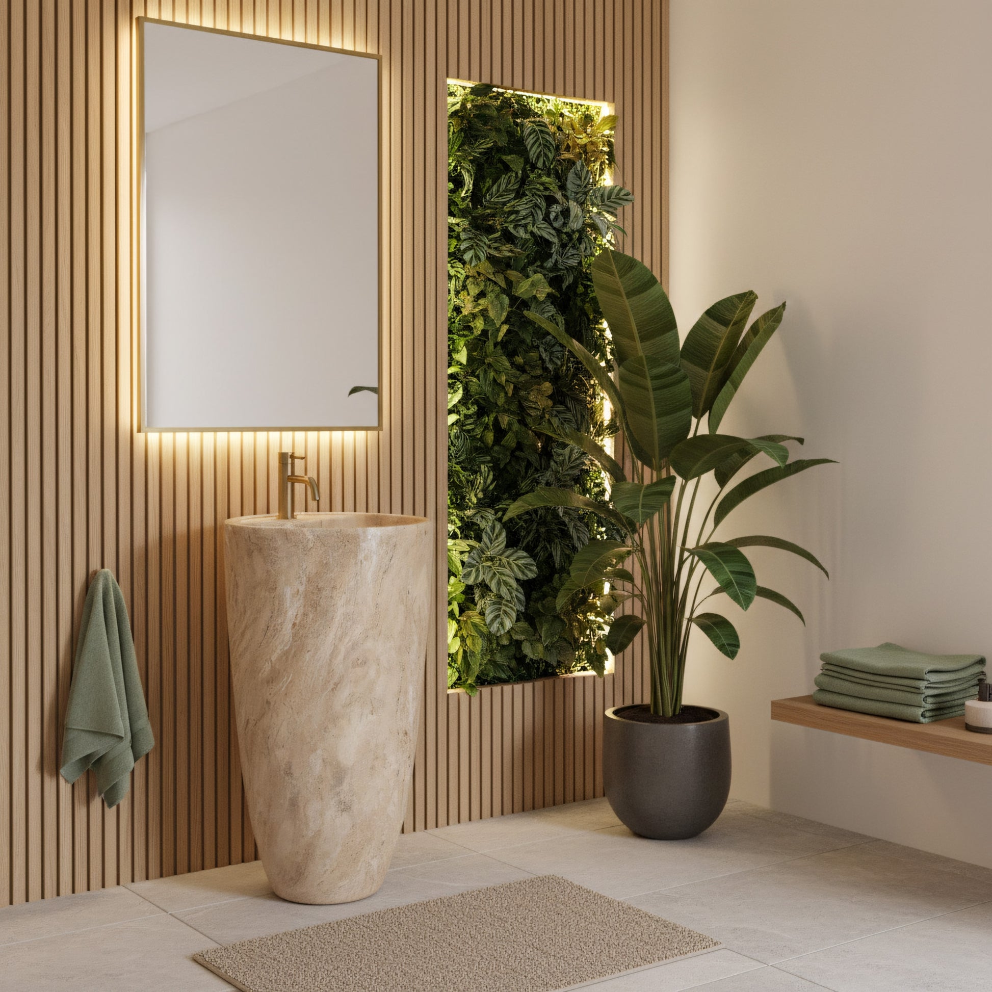 Lavoar freestanding de sine stătător Rea Anya Savana Matt  7