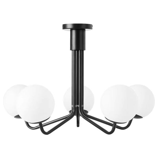 LAMPA WISZĄCA SUFITOWA CZARNA APP1578-5C 1