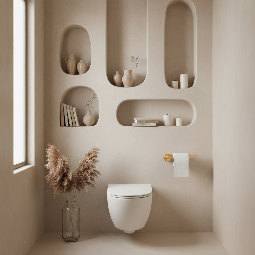 Suport Hârtie Igienică Tomi 5809 Brush Gold  4