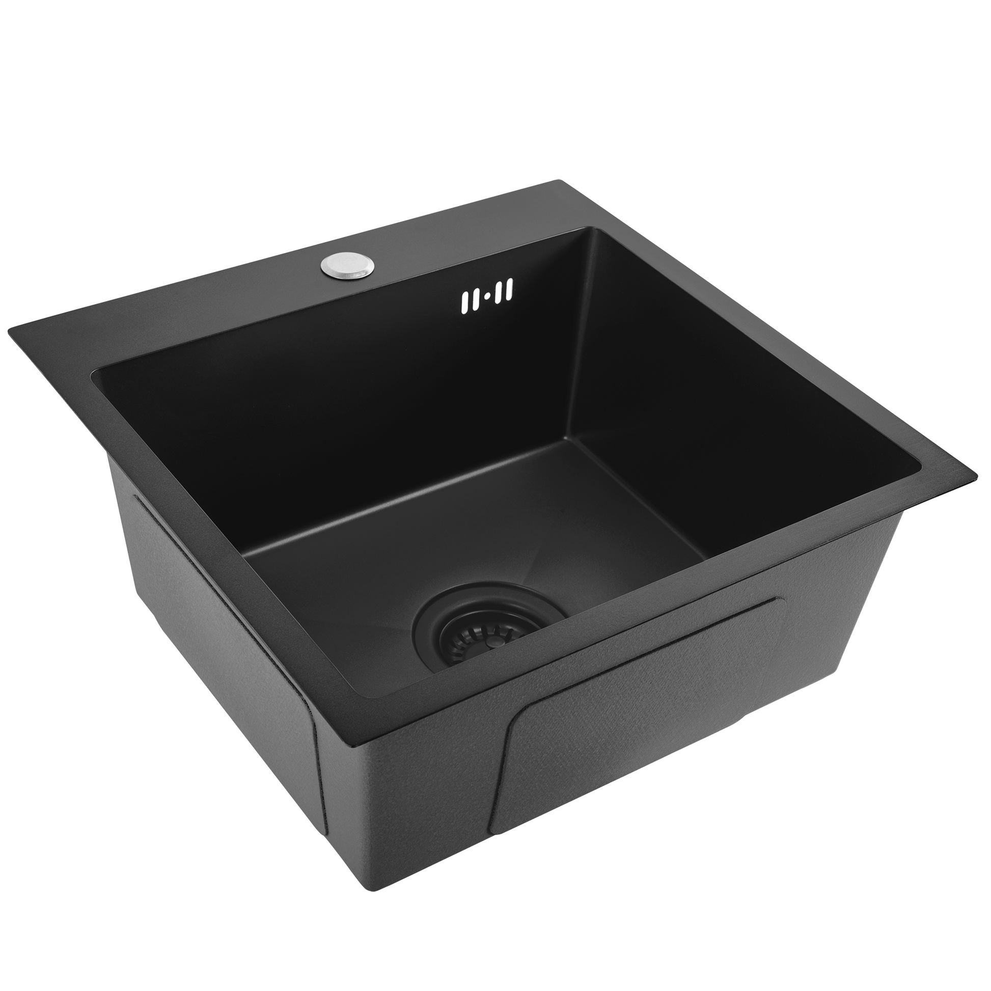Chiuvetă Inox Leo 40 Black fără robinet de bucătărie 8