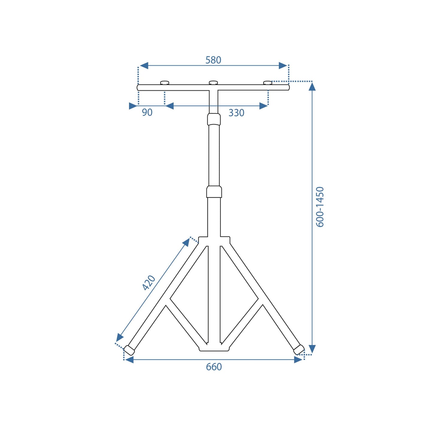 Statyw na lampy halogenowe RSL016 7