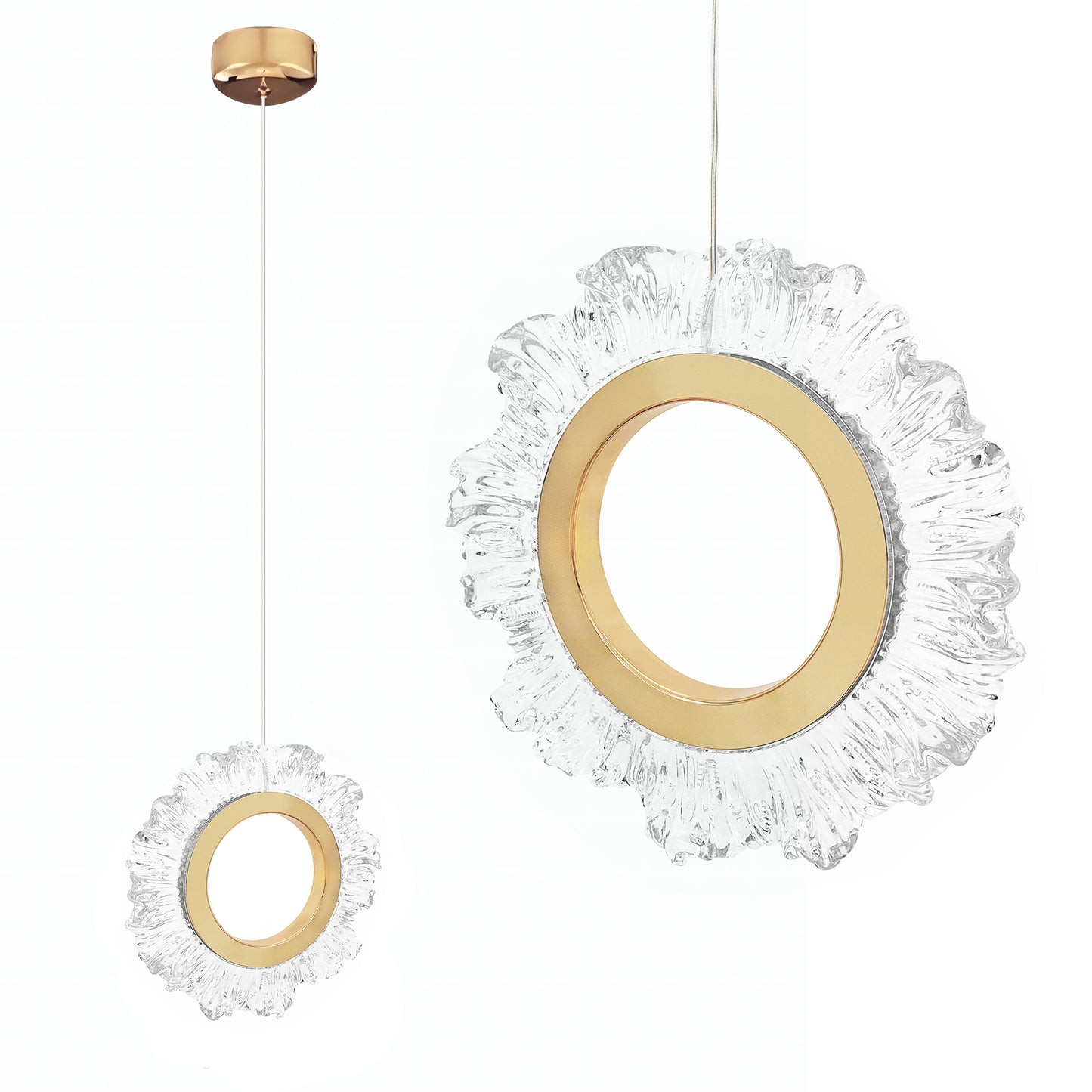 Lampa Led Lhj102-1cp Gold  1