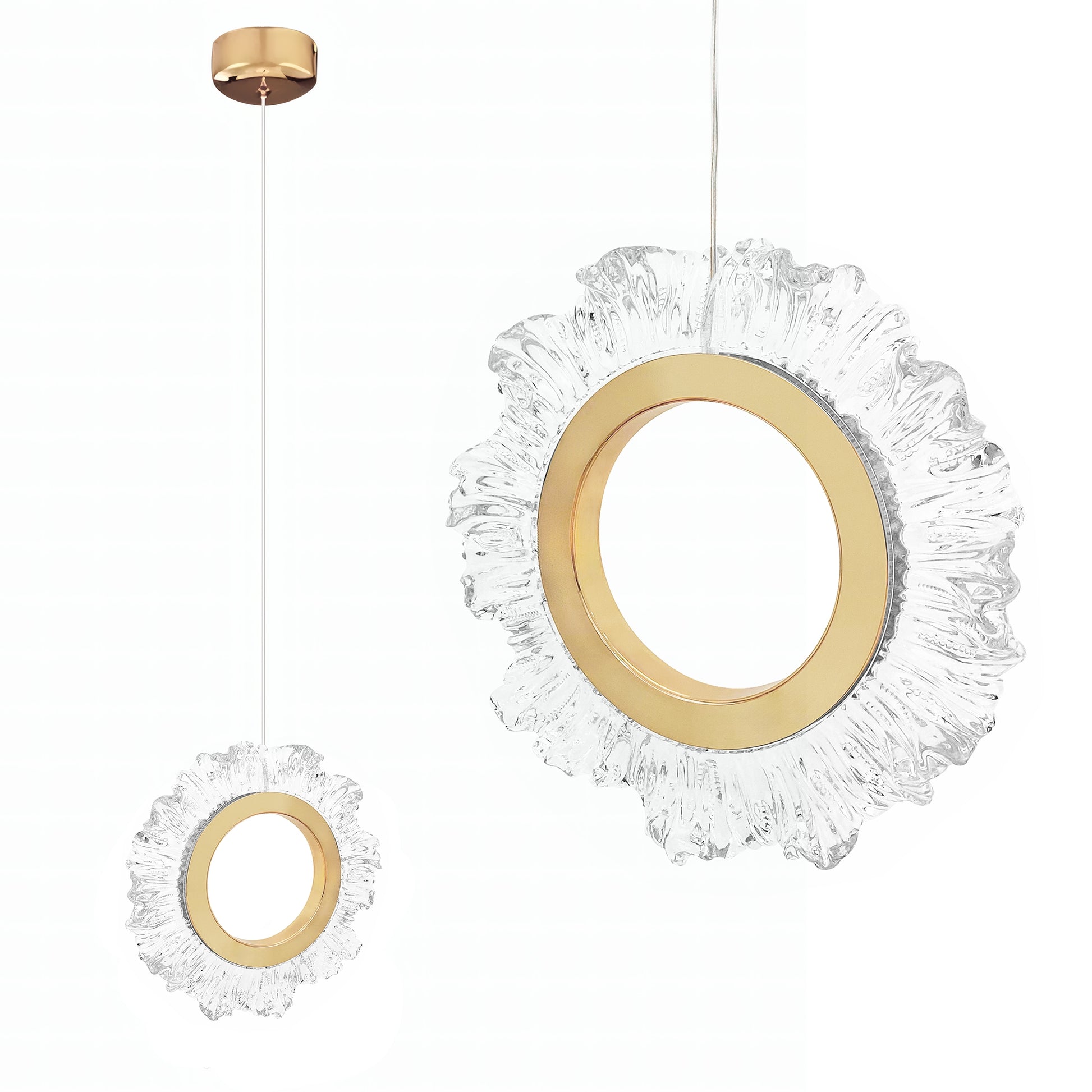 Lampa Led Lhj102-1cp Gold  1