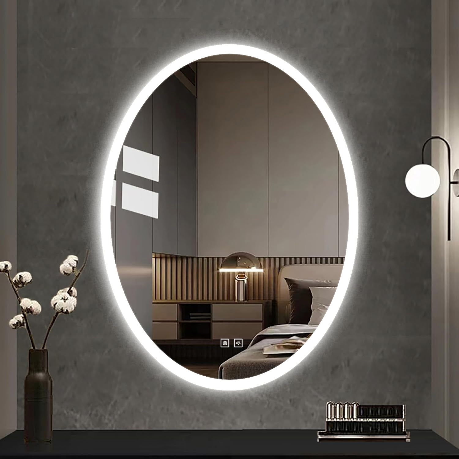 Oglindă LED 60x80cm WWA  8