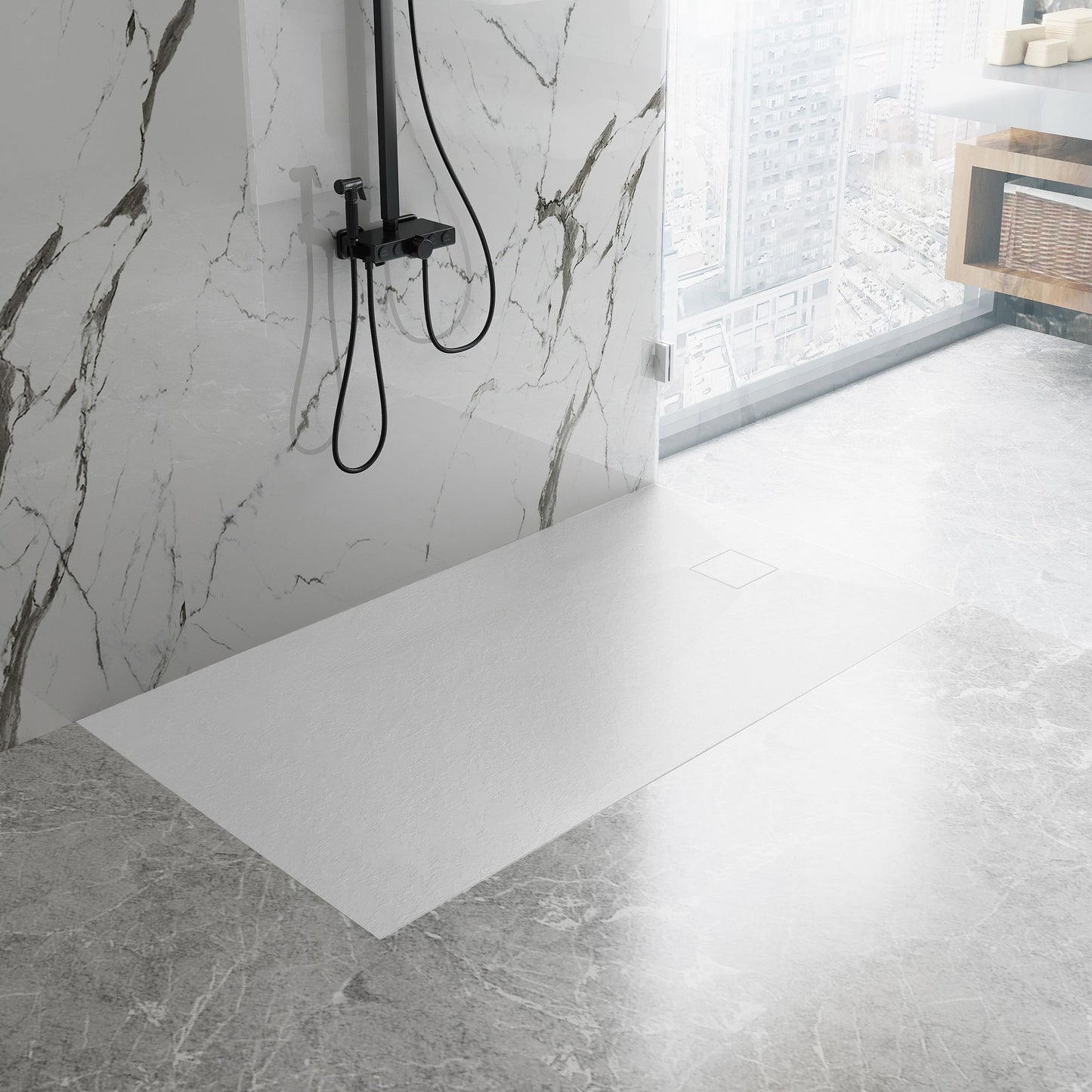 Cada de duș Magnum White 120x80  4