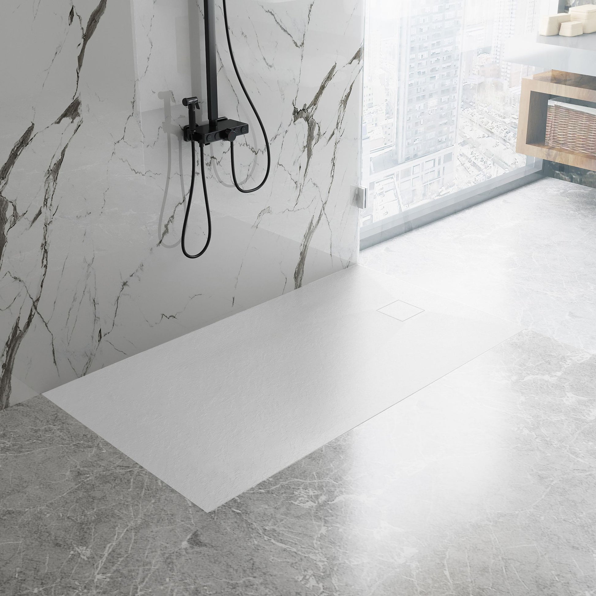 Cada de duș Magnum White 120x80  4