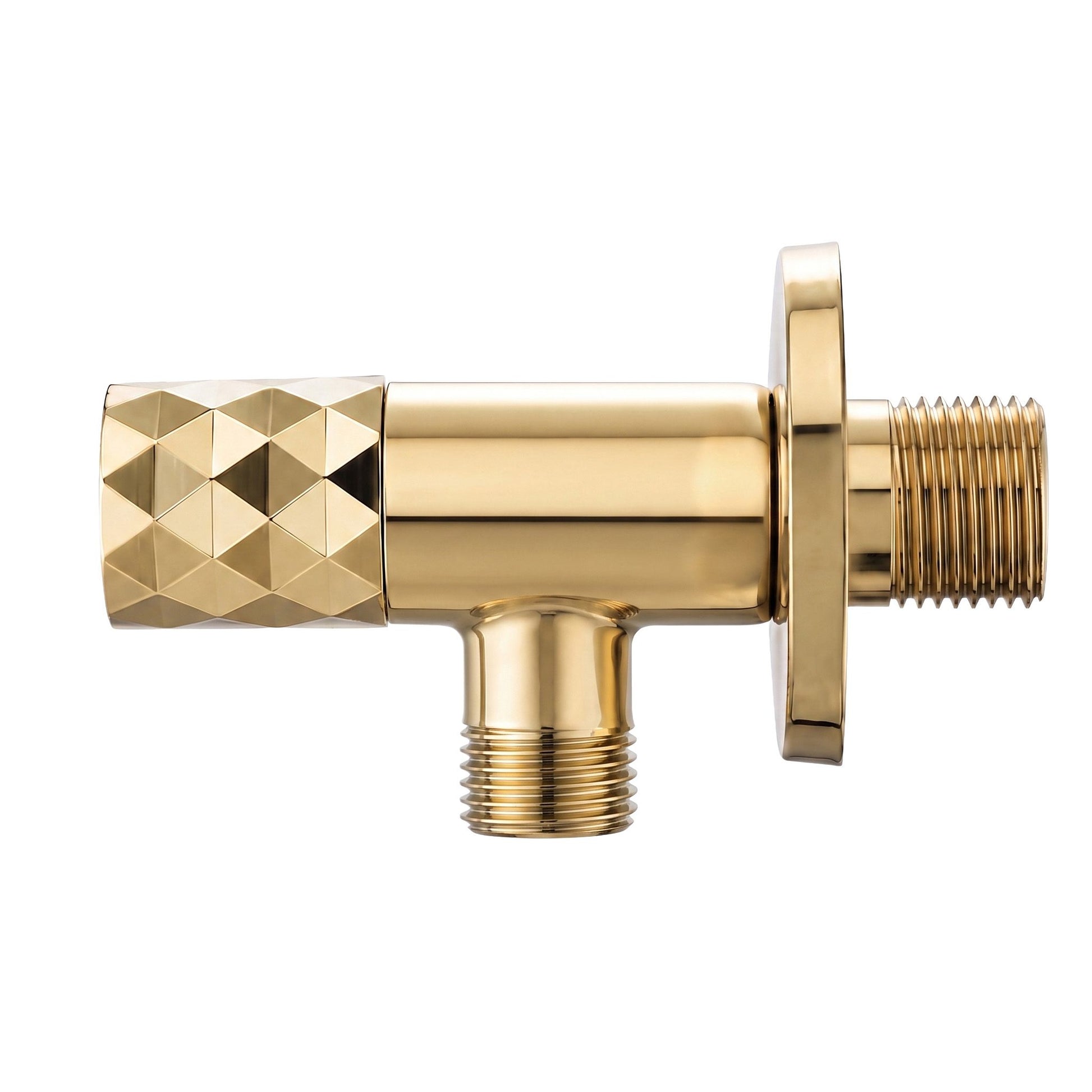 Robinet Colțar Diamond 03 1/2" X 3/8" Gold 3