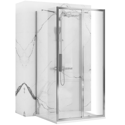 Cabina dus REA Rapid Slide Chrome Usa: 110 Perete: 100 1