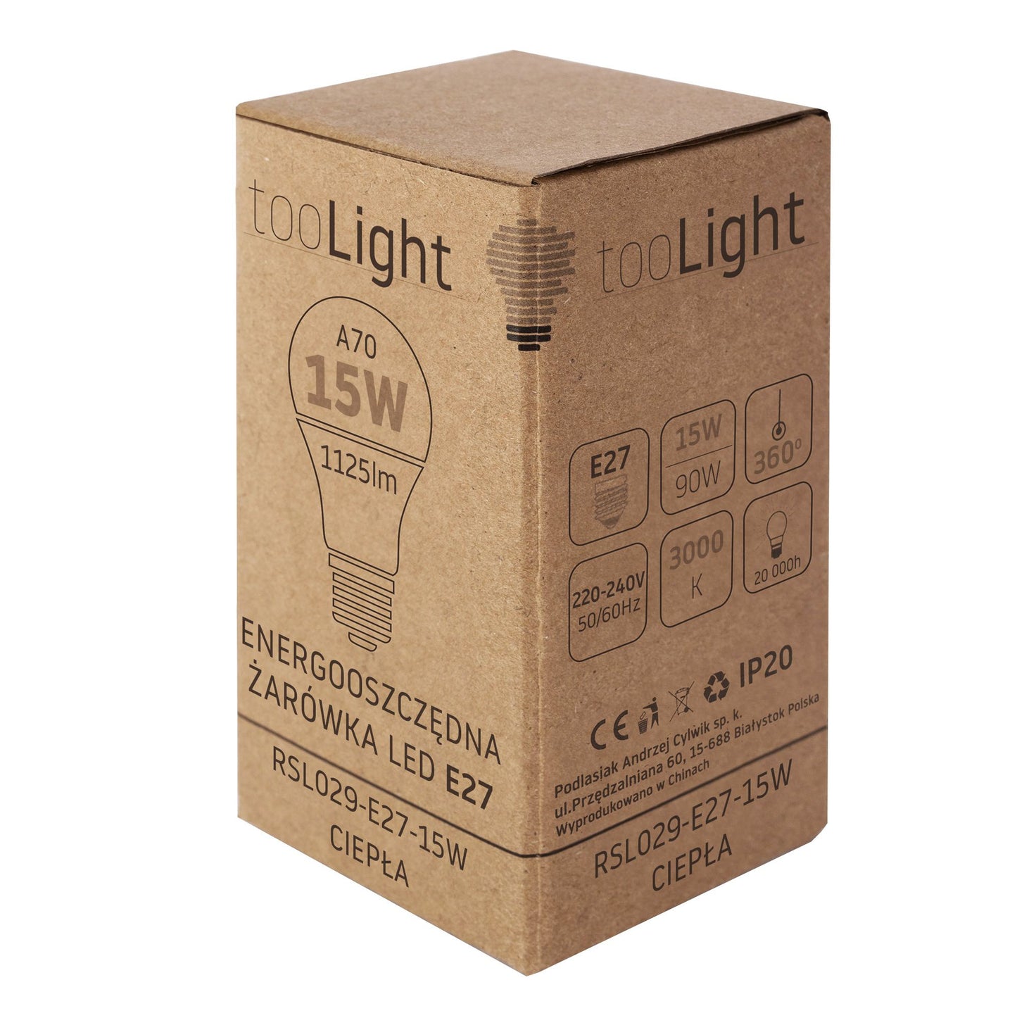 Bec cu LED RSL029 E27 15W Warm  4