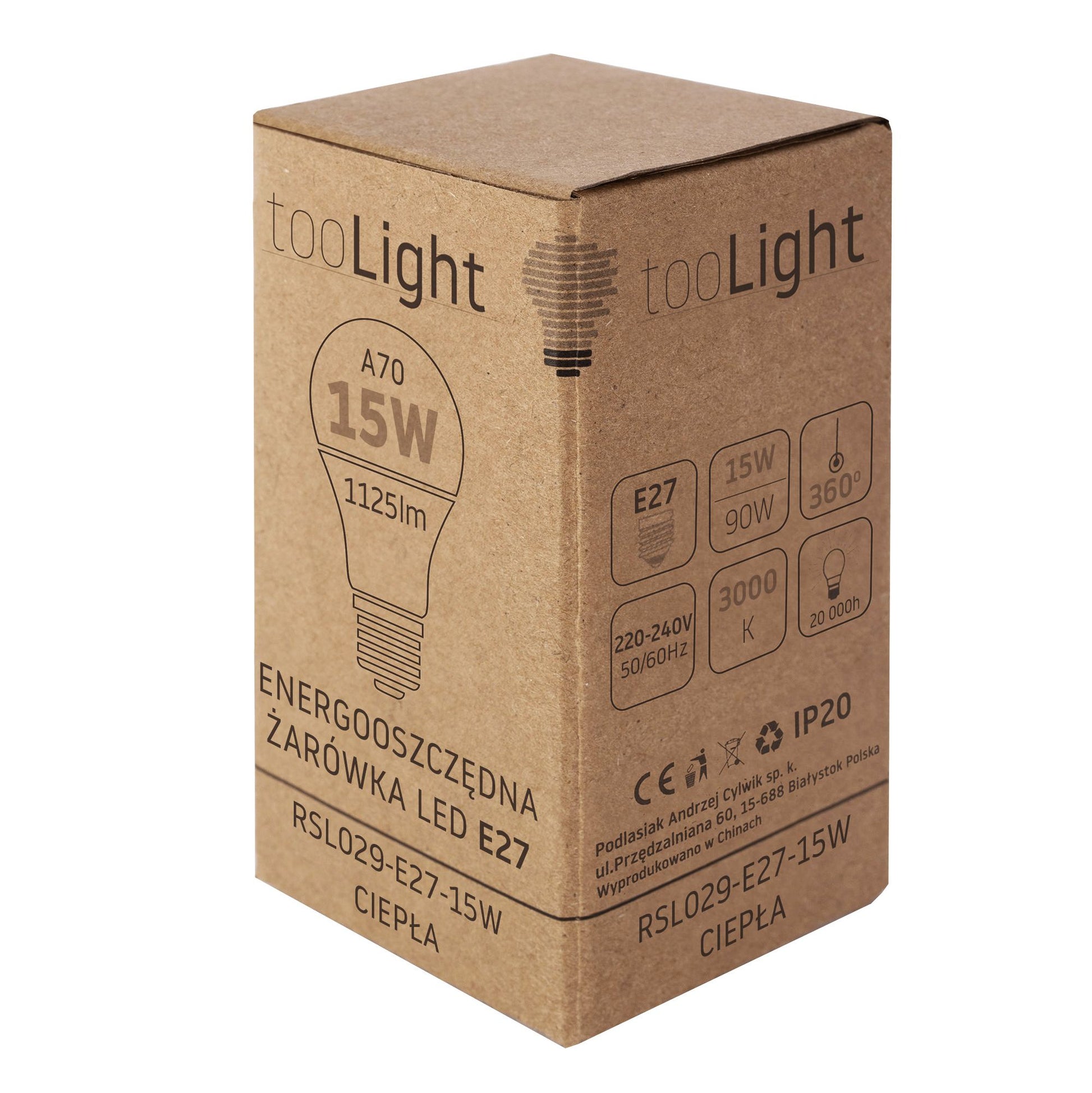 Bec cu LED RSL029 E27 15W Warm  4