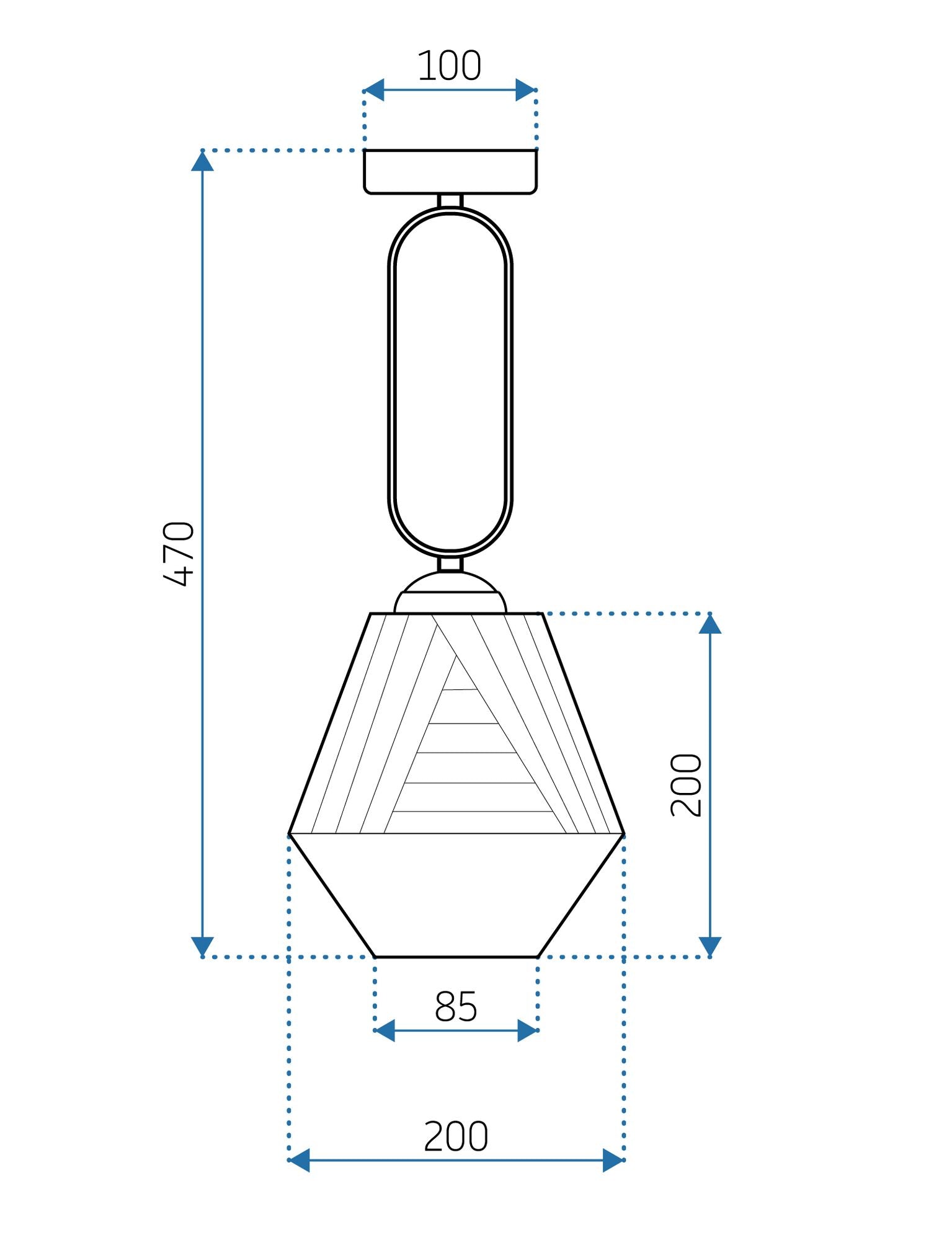 Lampă de tavan APP1025-1CP  8