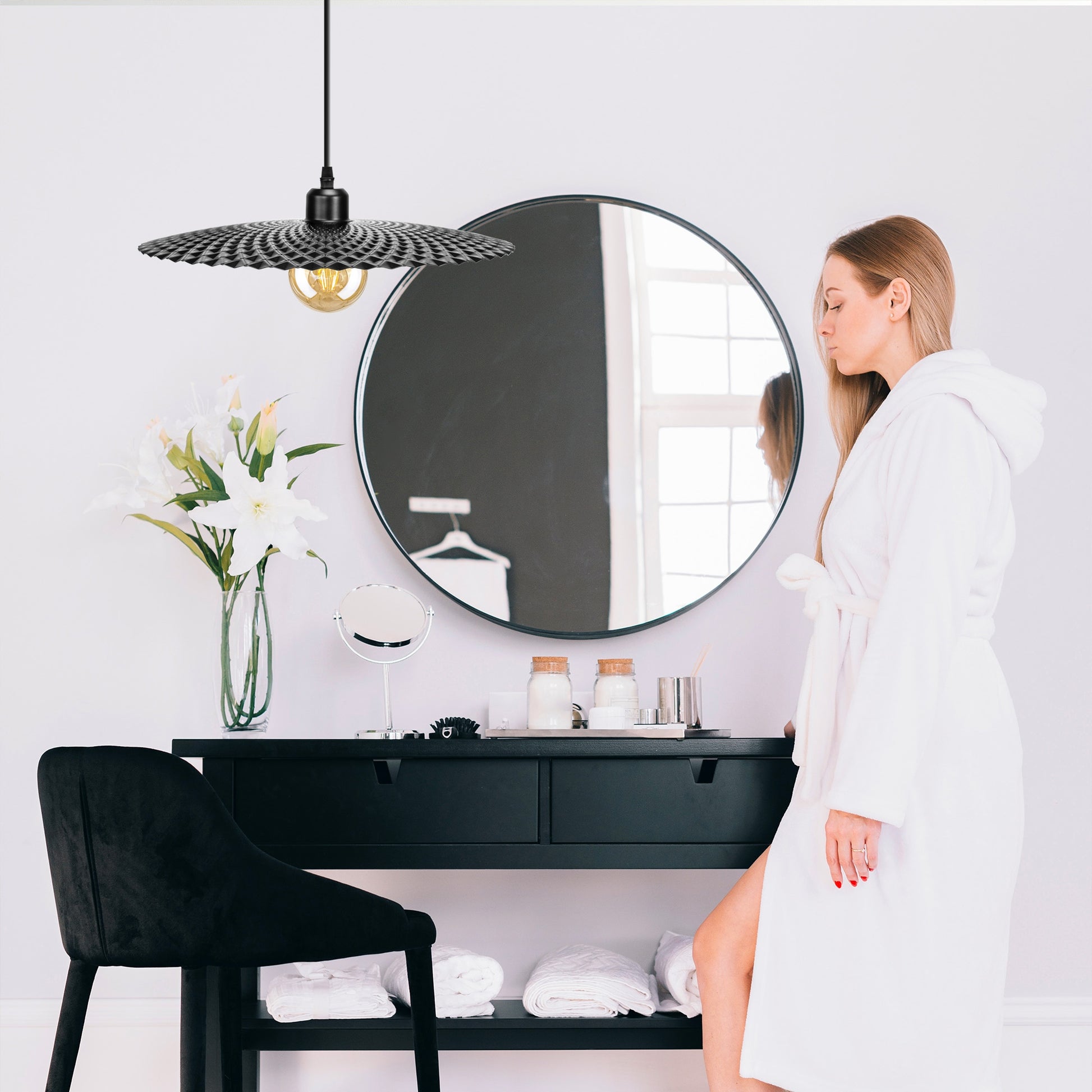 Lampă De Tavan APP1289-1CP Black  6