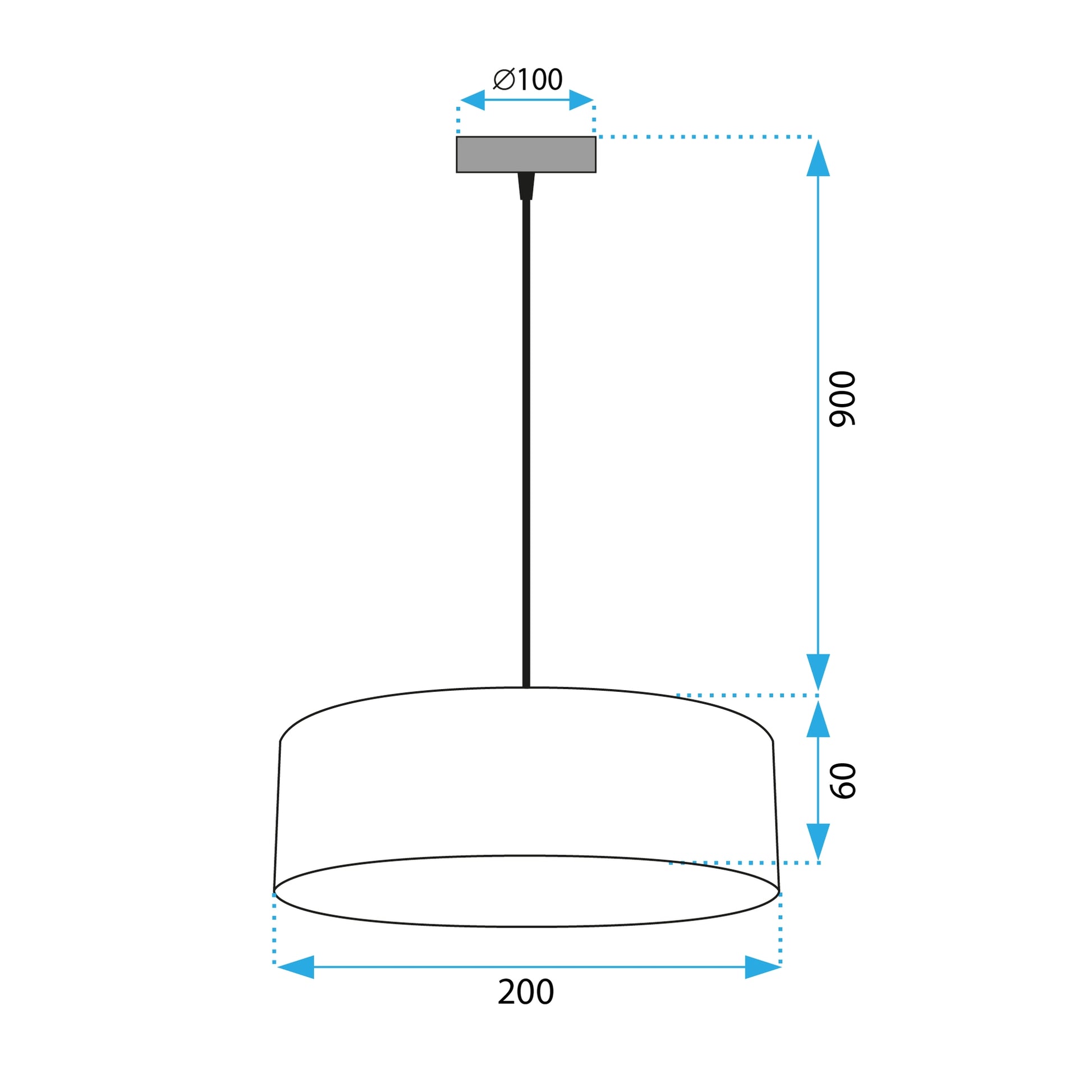 Lampă De Tavan APP1333-1CP Black Gold  8
