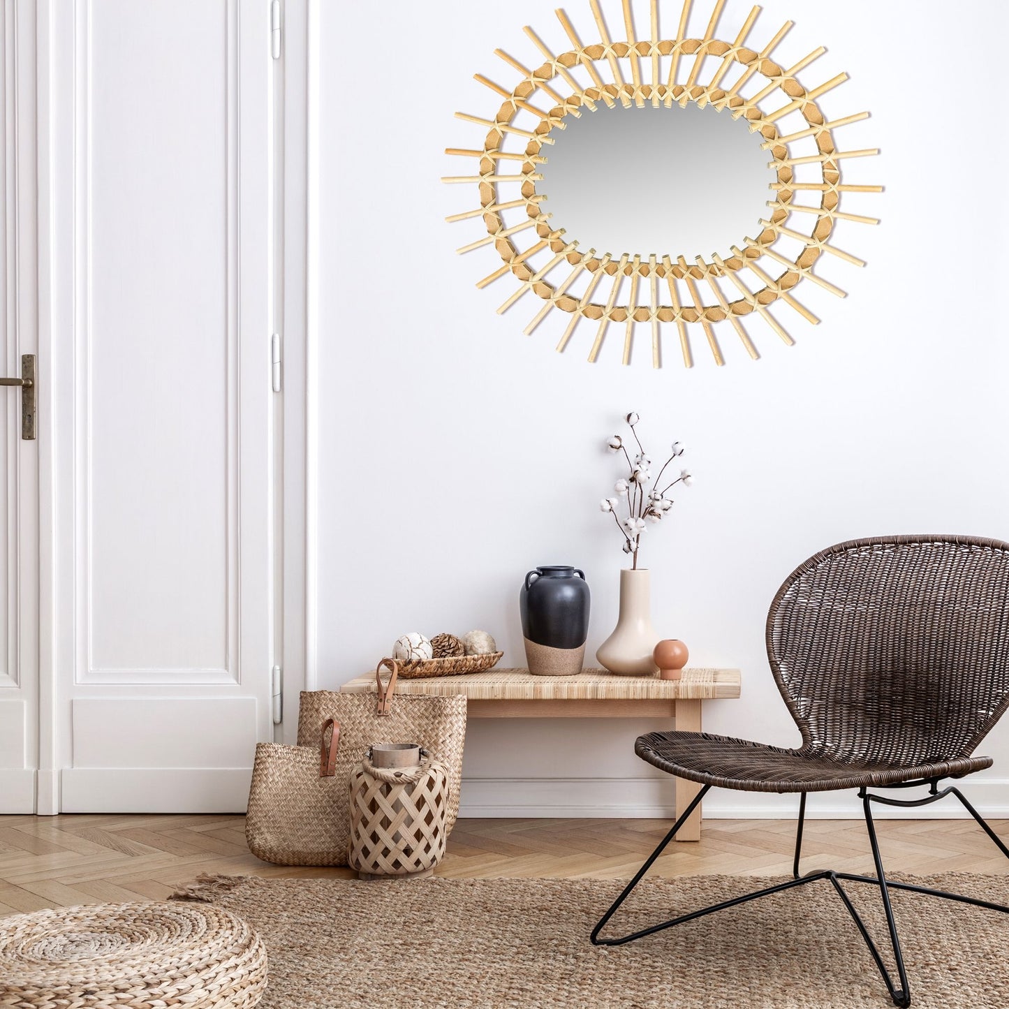 Oglinda Perete Boho 57cm Qdj5749  7