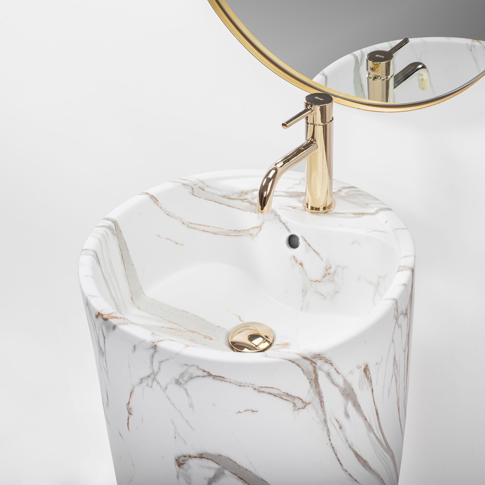 Lavoar de sine stătător Ceramic Rea Anya Lava Matt  8