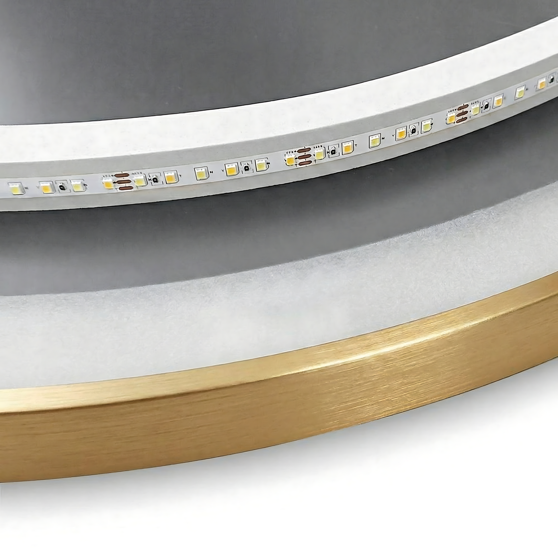 Oglindă LED 80cm MMJ BRUSH GOLD  5