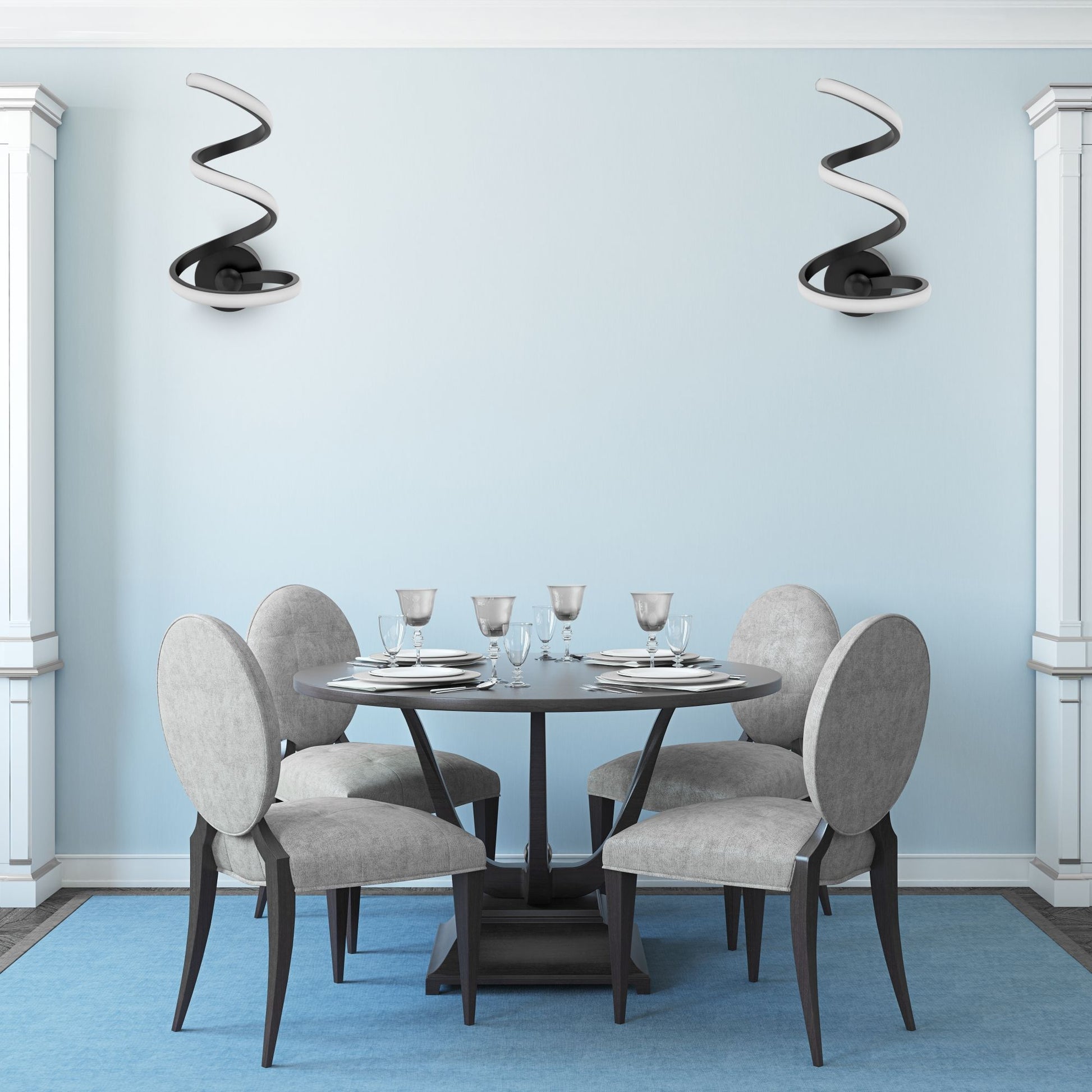 LAMPĂ LED SPRING UP APP829-W BLACK MATT  5
