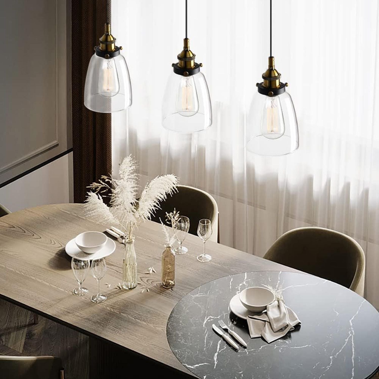 Lampa DE TAVAN SUSPENDABILA din sticla Verto D APP048-1CP  8