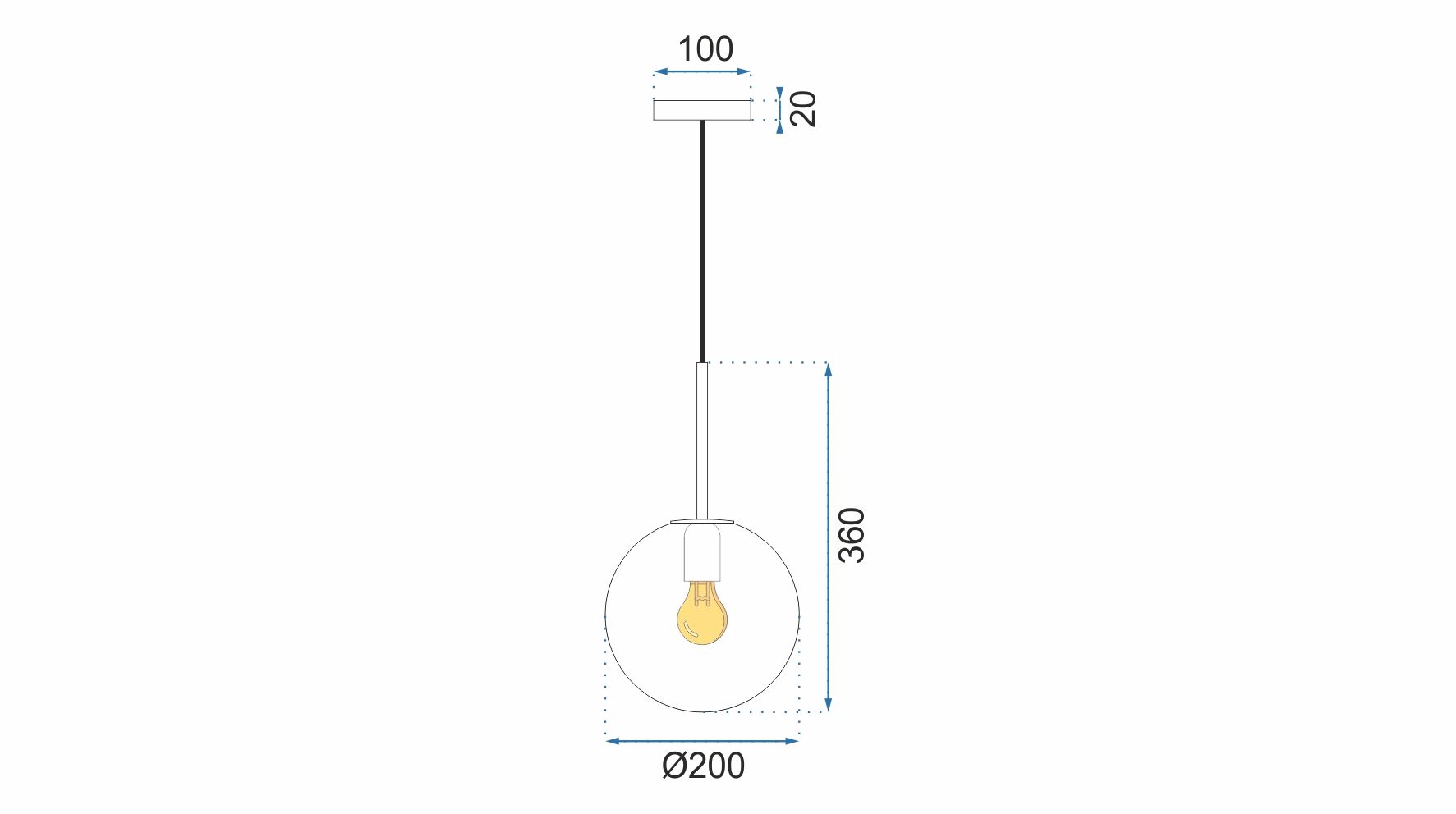 LAMPĂ DE PLAFON STICLĂ ALBĂ APP431-1CP  8
