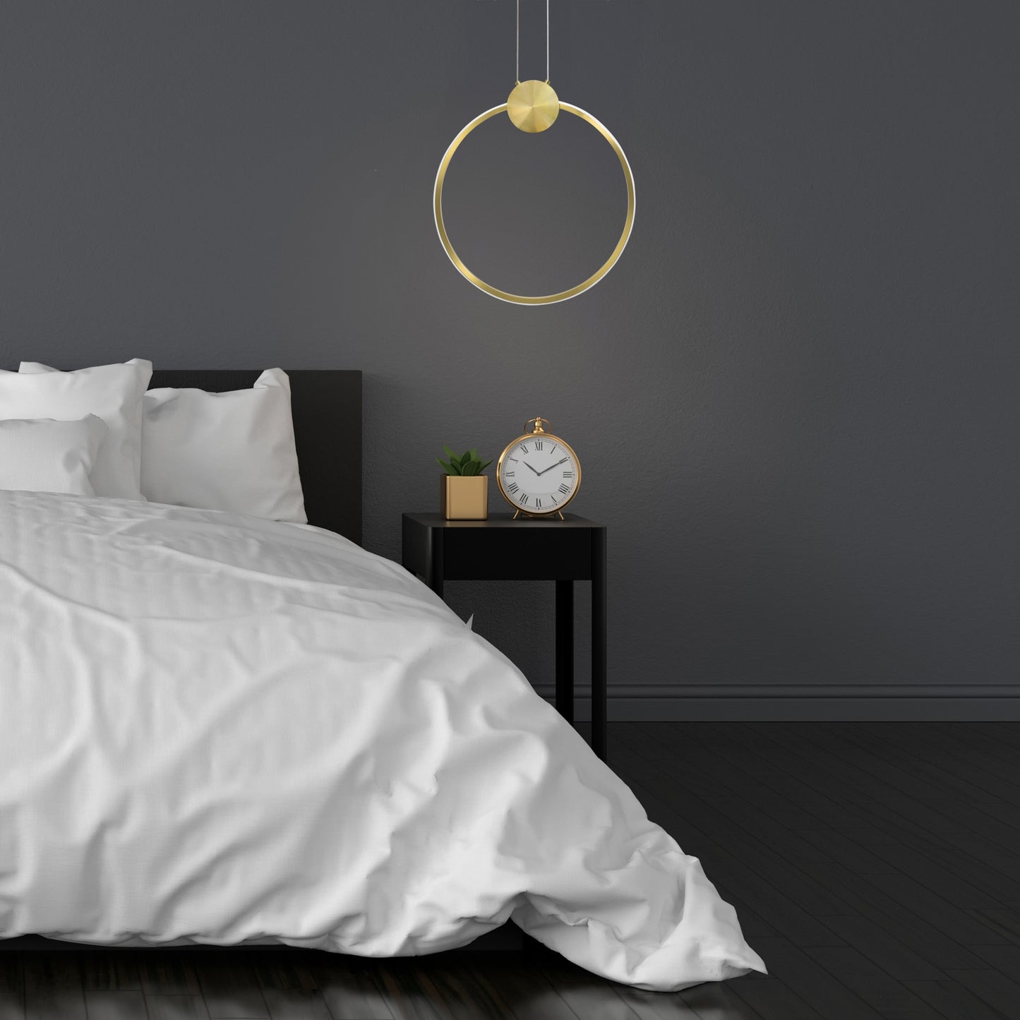 Lampă De Tavan Led App1396-cp Gold 40cm  6