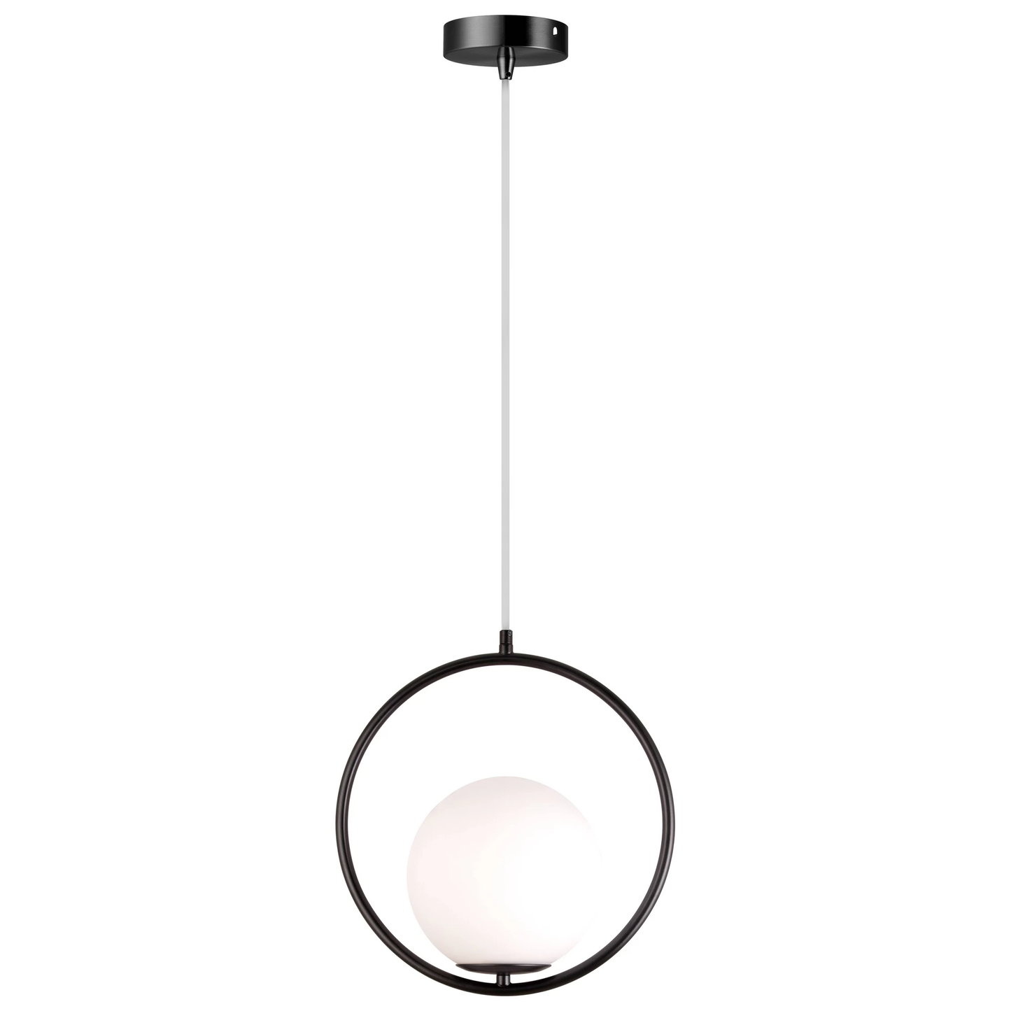 Lampă De Tavan Suspendata Din Sticlă Aurie Alba G110-1w Black White  1
