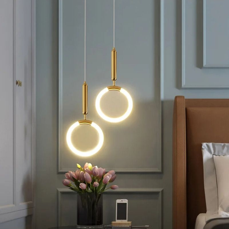 Lampă Suspendată Led Lhj058-cp1 Brush Gold  10