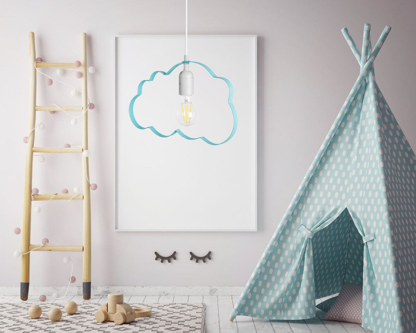 Lampa Suspendabila Norisori Bleu  8
