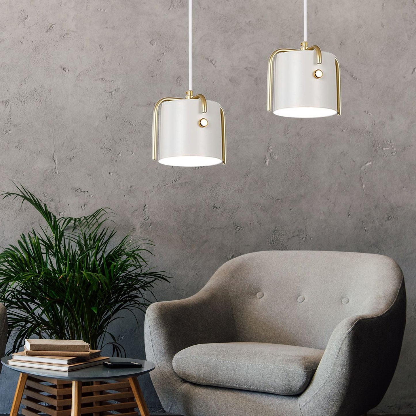 Lampa APP935-1CP Elegent White  3