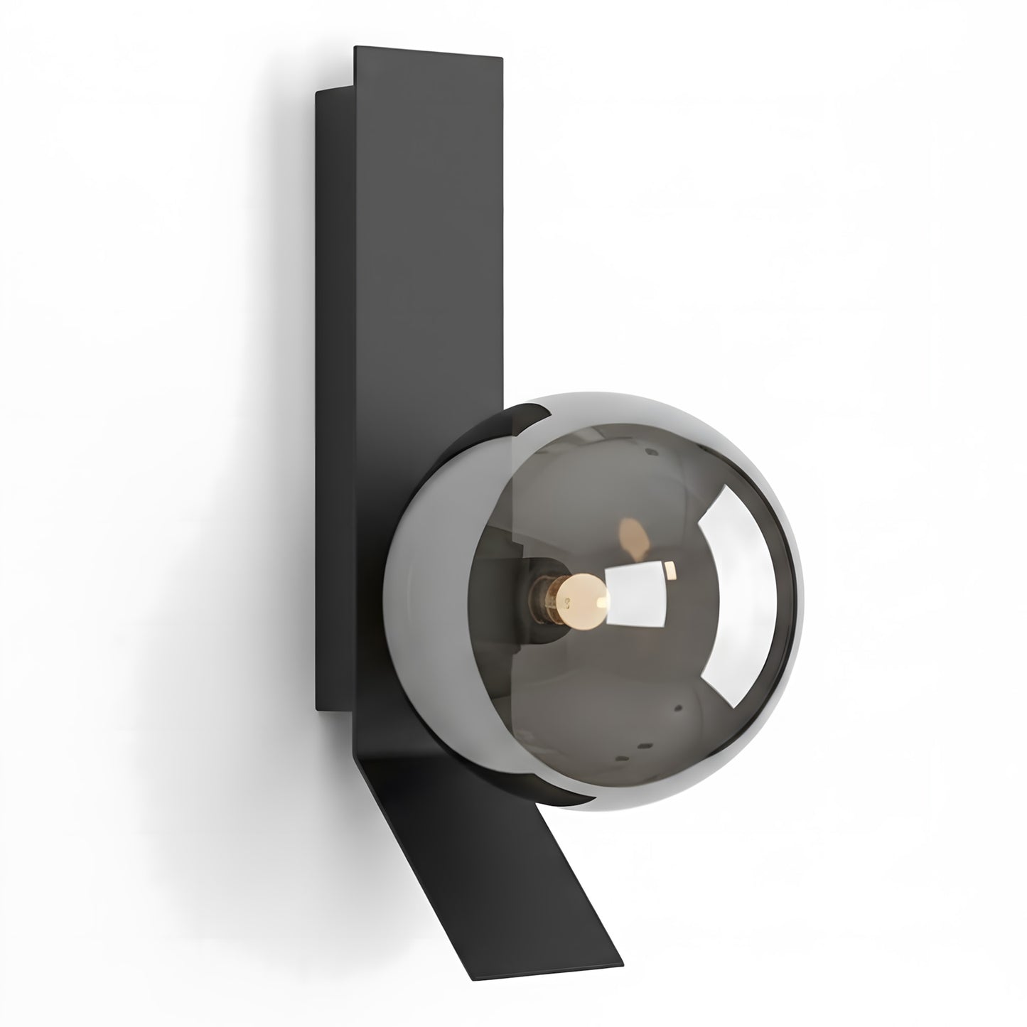 Aplică De Perete APP1757-1W Crom Negru  1