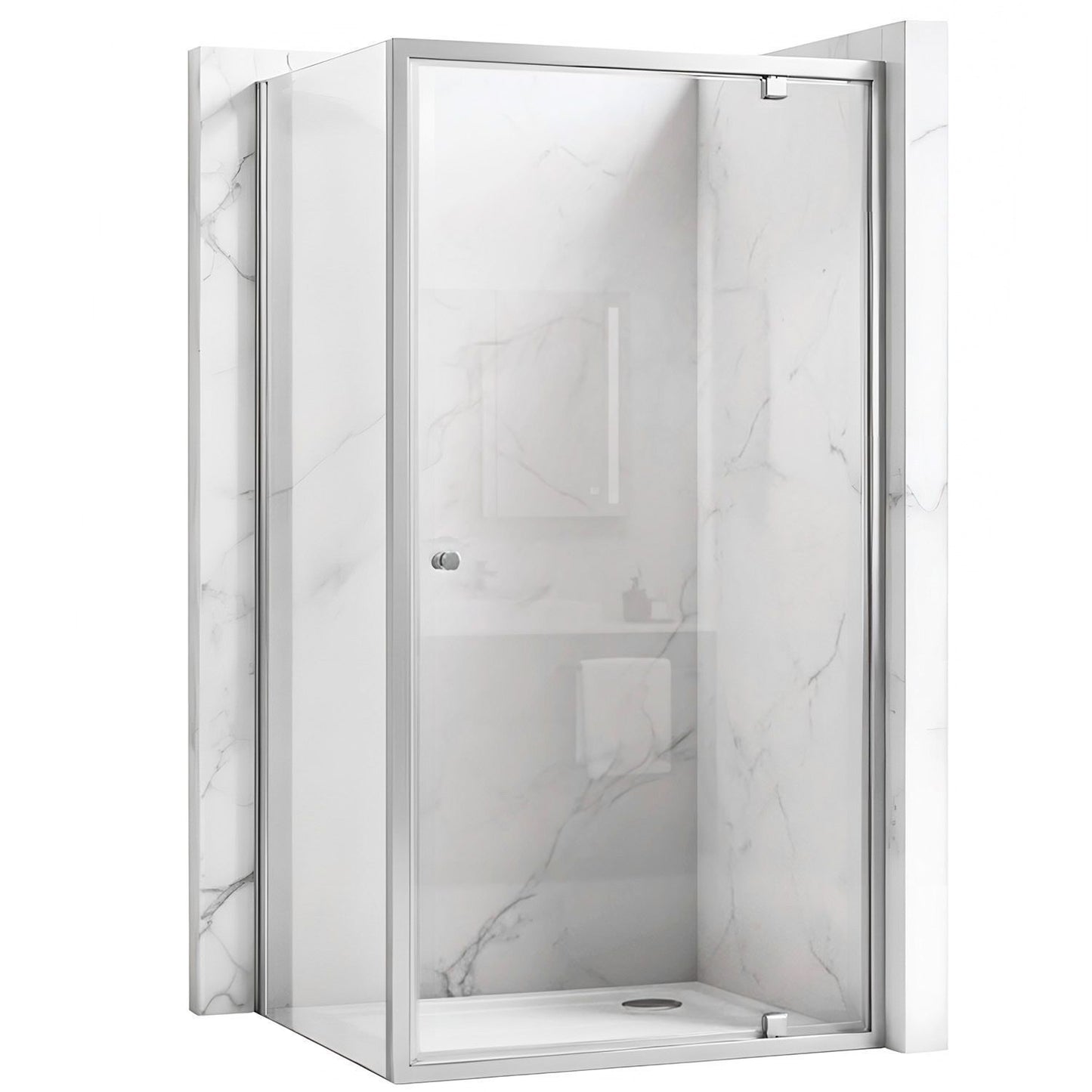 Cabina De Dus Rea Primo Swing 80x80 Chrome  7
